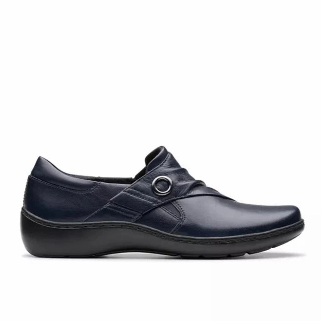 Thermoregulating Insole Bounce Back Responsiveness Clarks Women's Cora Aubrie Mary Jane - Navy
