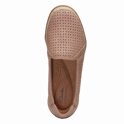 Clarks Women's Elaina Ruby Slip-On Flats - Warm Beige Park Step
