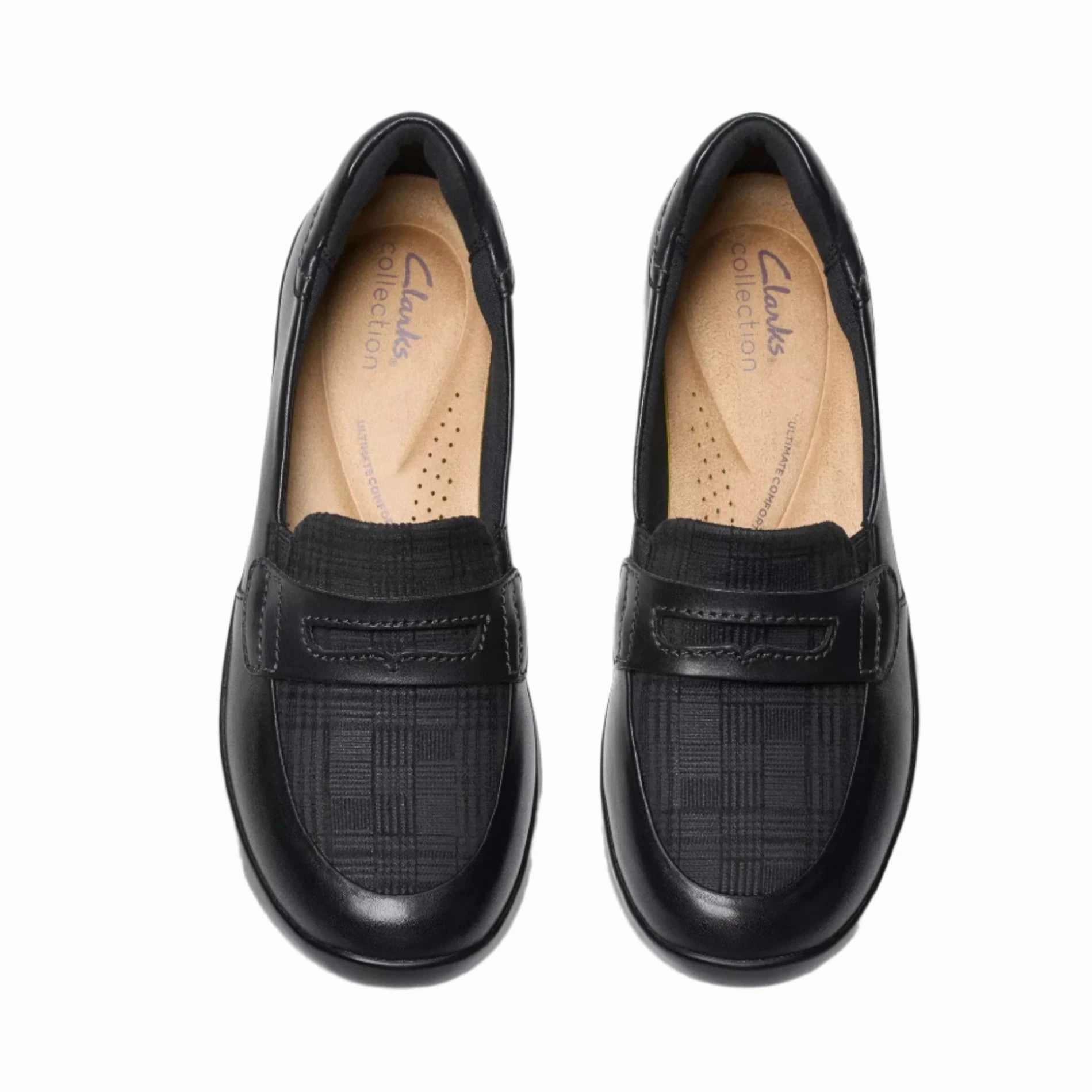 Cool Tone Garden Walk Clarks Women's Ellowyn Penny Loafer - Black