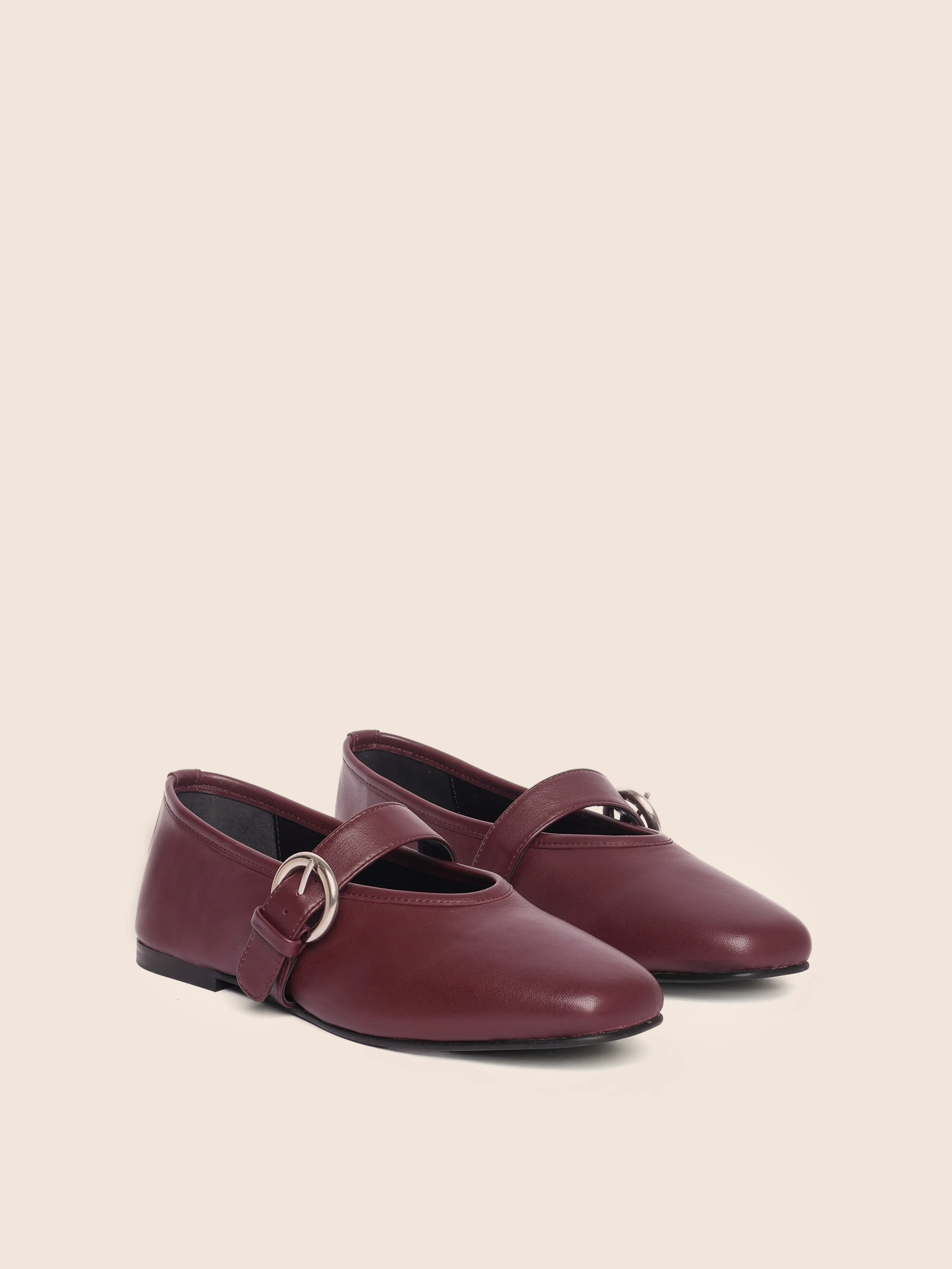Sporty Chic Aveiro Bordeaux Ballerina