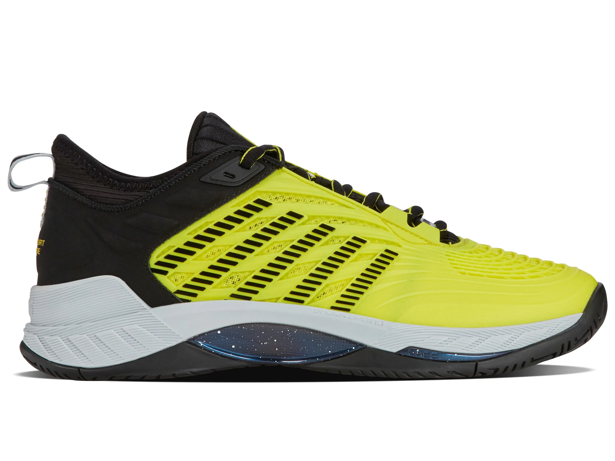 Elastic laces 09071-736-M | HYPERCOURT SUPREME 2 | TENNIS YELLOW/BLACK/MICRO CHIP