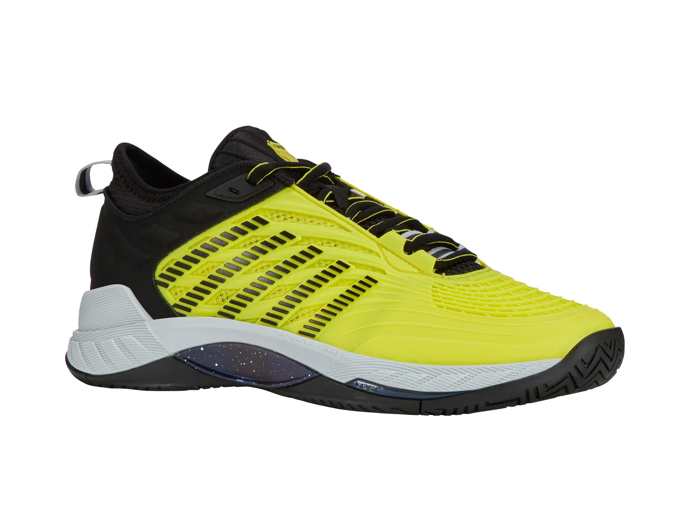09071-736-M | HYPERCOURT SUPREME 2 | TENNIS YELLOW/BLACK/MICRO CHIP Smooth Inner Seams