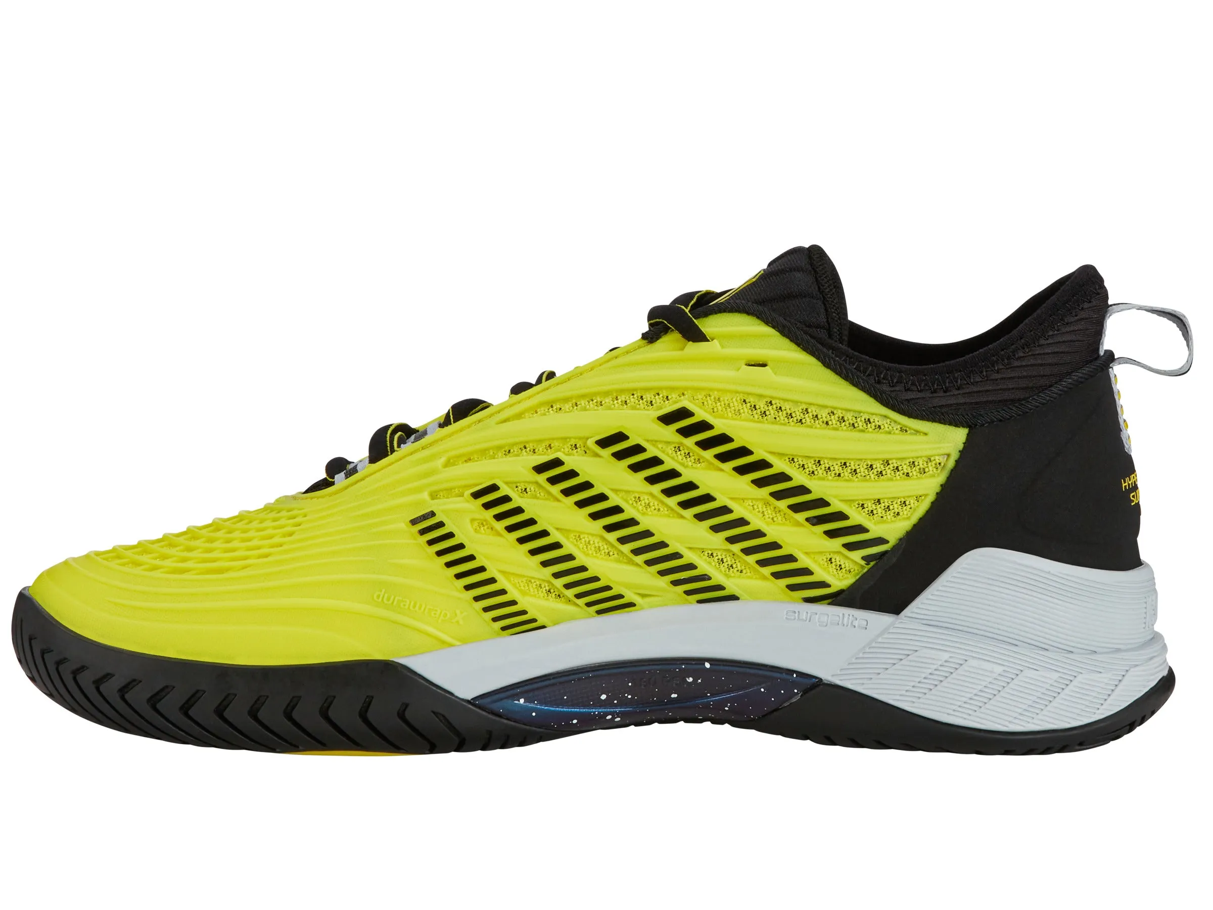 09071-736-M | HYPERCOURT SUPREME 2 | TENNIS YELLOW/BLACK/MICRO CHIP Tone Play Shock Absorption Technology