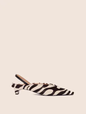 Floresta Zebra Pump Open Toe Sandals Evening Sandals