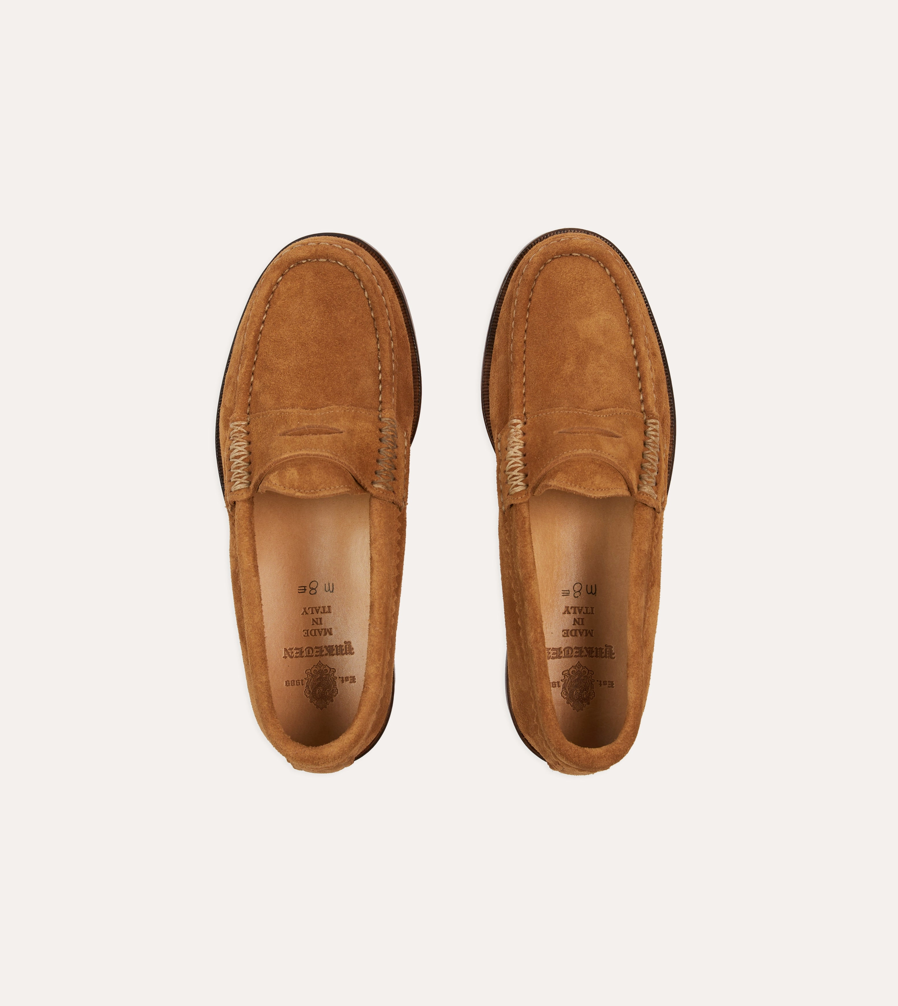 Tailored Edge Yuketen Brown Leather Robs Loafer