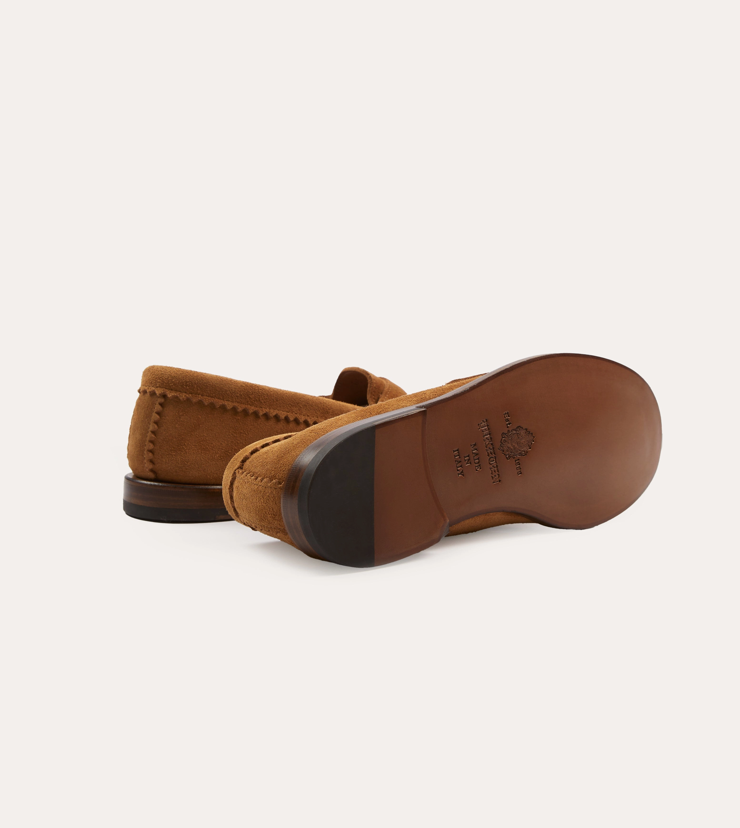 Yuketen Brown Leather Robs Loafer Market Pace