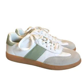 Shoes Sneakers By Nautica In Green & White, Size:9 Hygroscopic Fiber Blend Sock Like Collar
