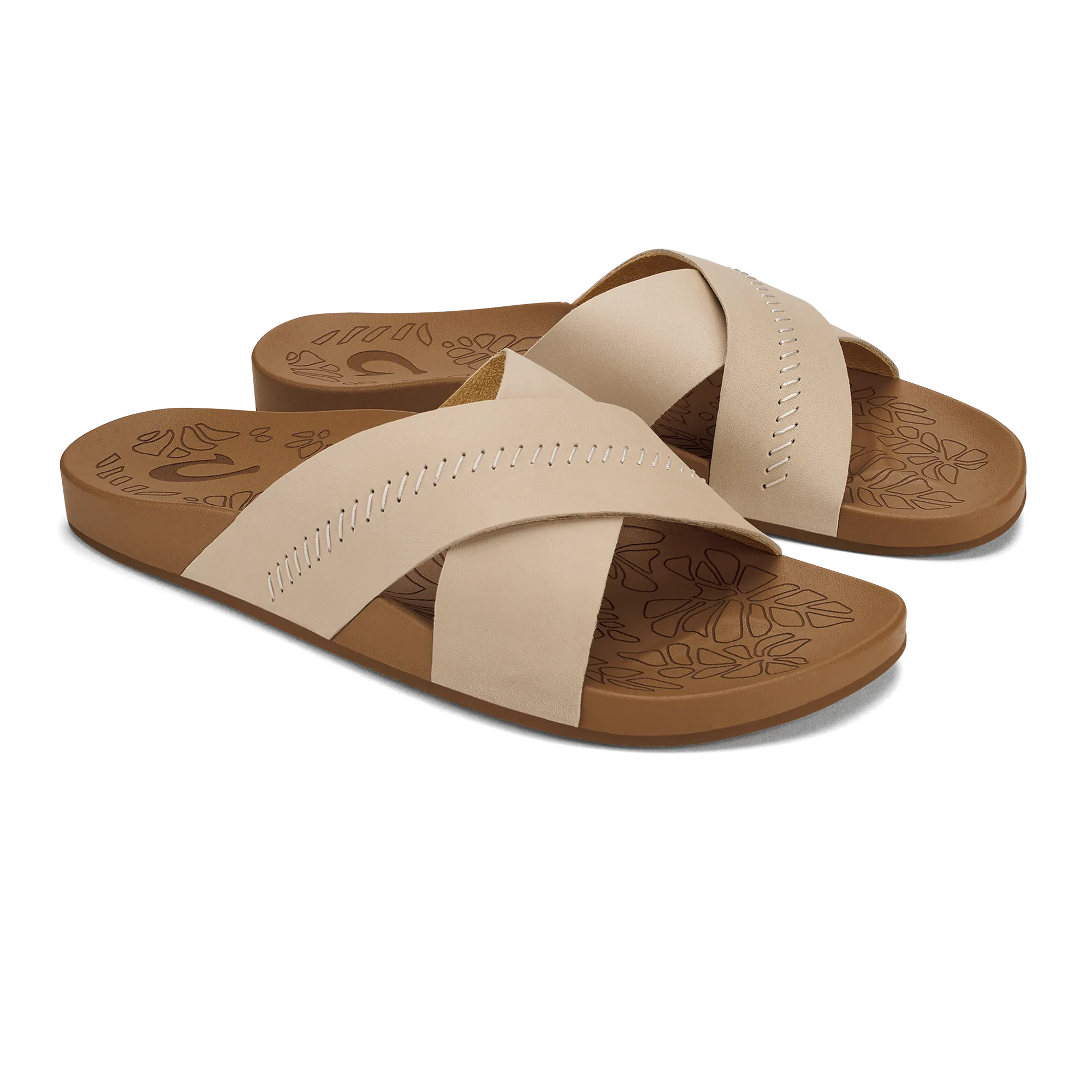 Kpea Olu - Puka / Tan Elastic Strap