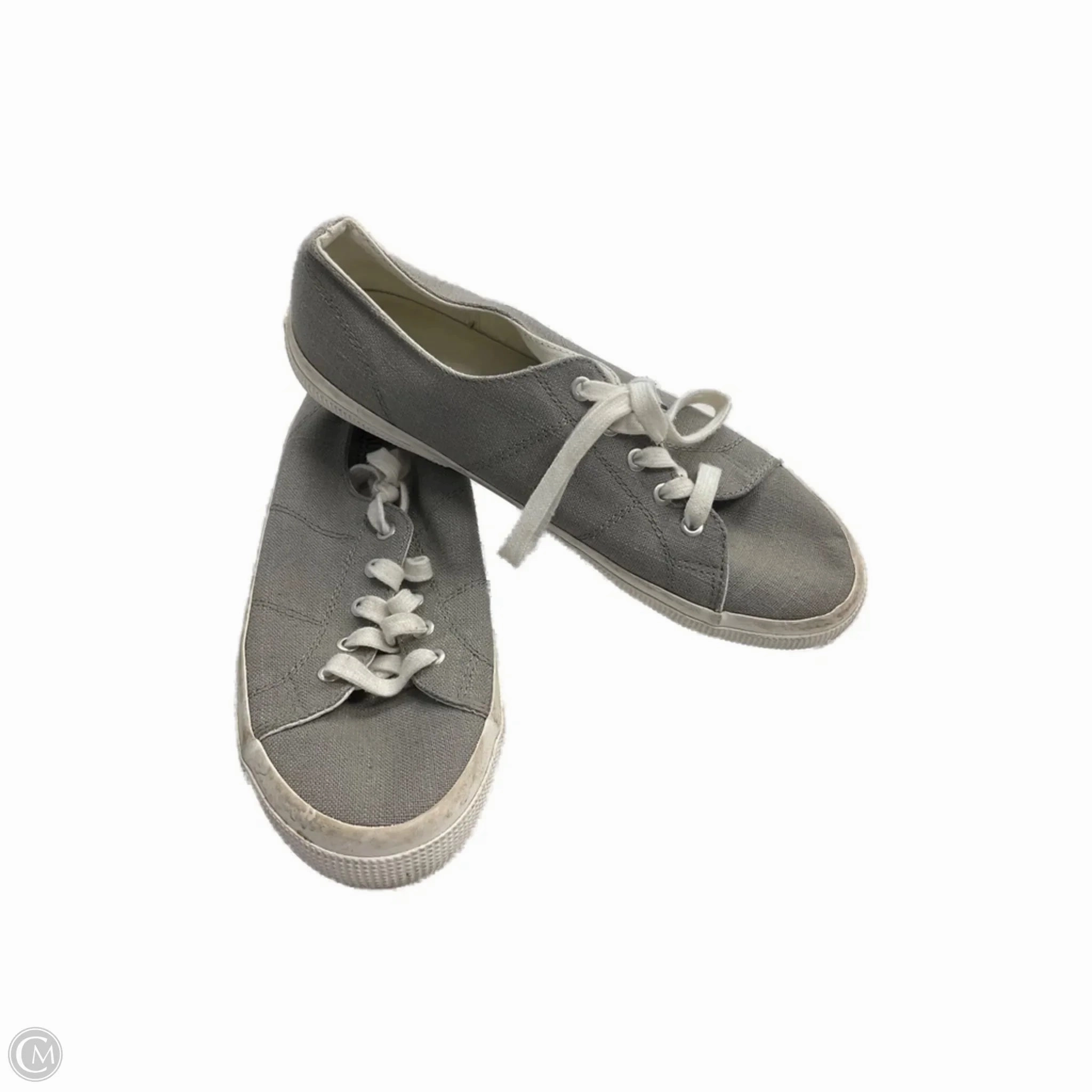 Slip Resistant Traction Shoes Sneakers By Lauren By Ralph Lauren In Grey, Size: 10