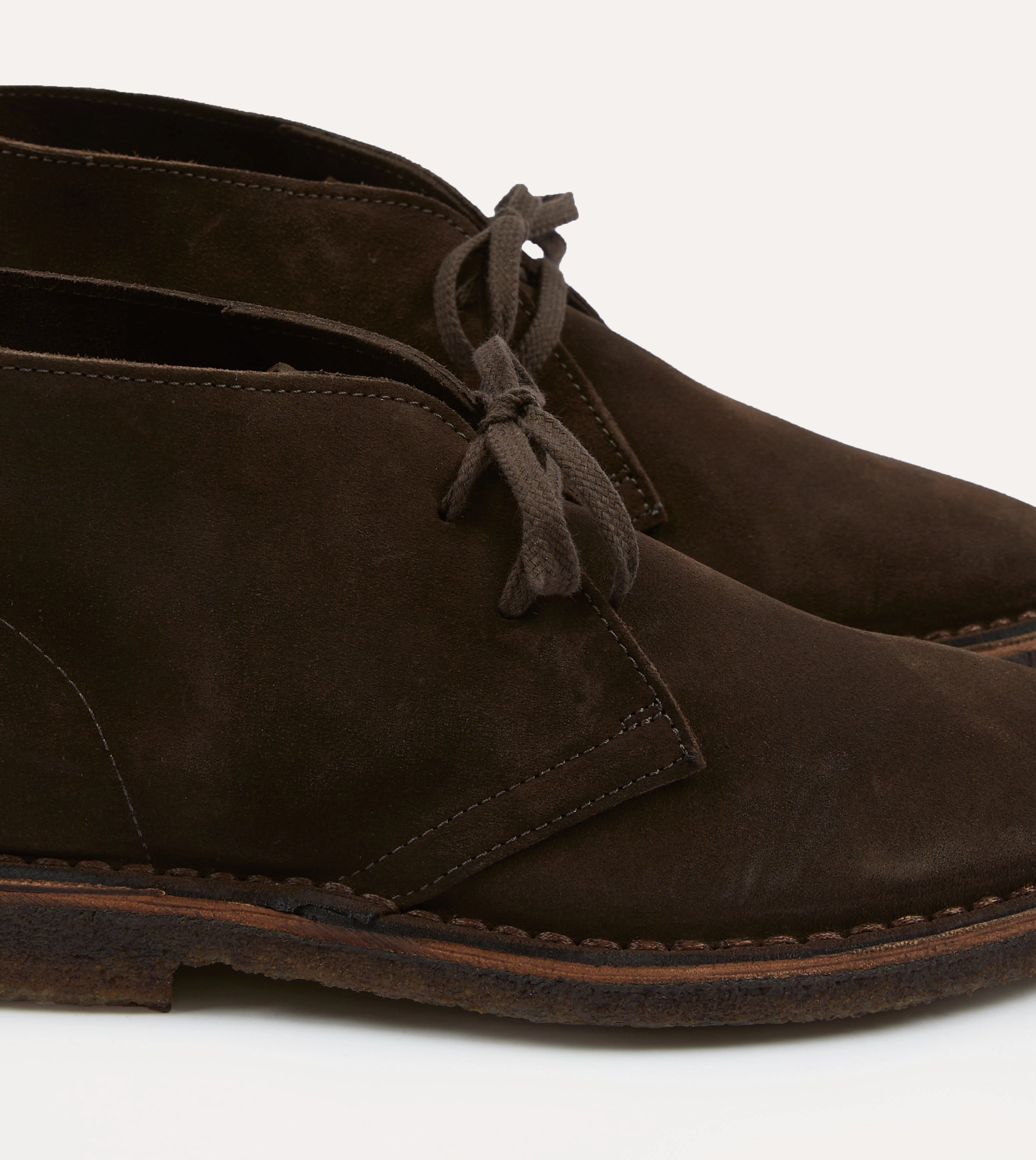 Clifford Desert Boot Dark Brown Suede Neutral Fit
