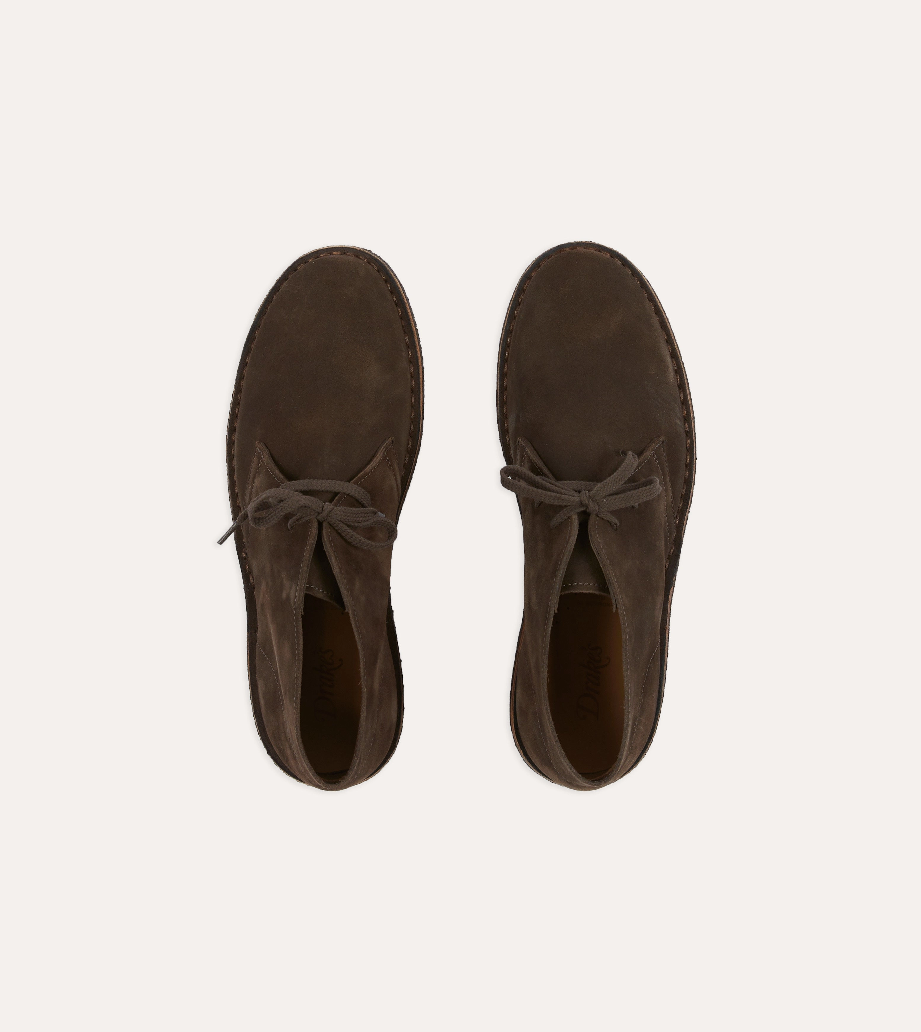 Long Meeting Clifford Desert Boot Dark Brown Suede