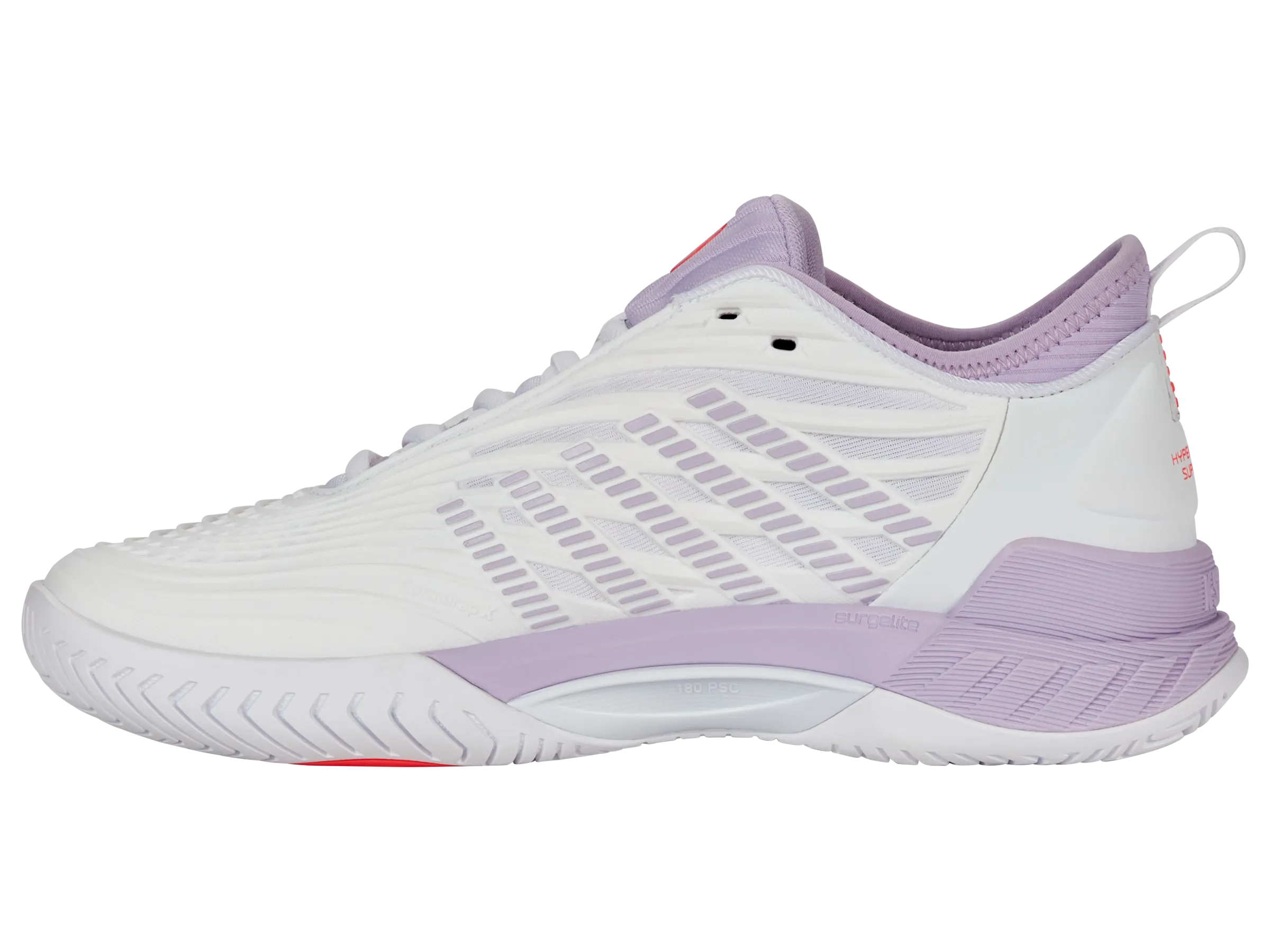 99071-182-M | HYPERCOURT SUPREME 2 | WHITE/ORCHID PETAL/NEON BLAZE Space Vibe Run Free