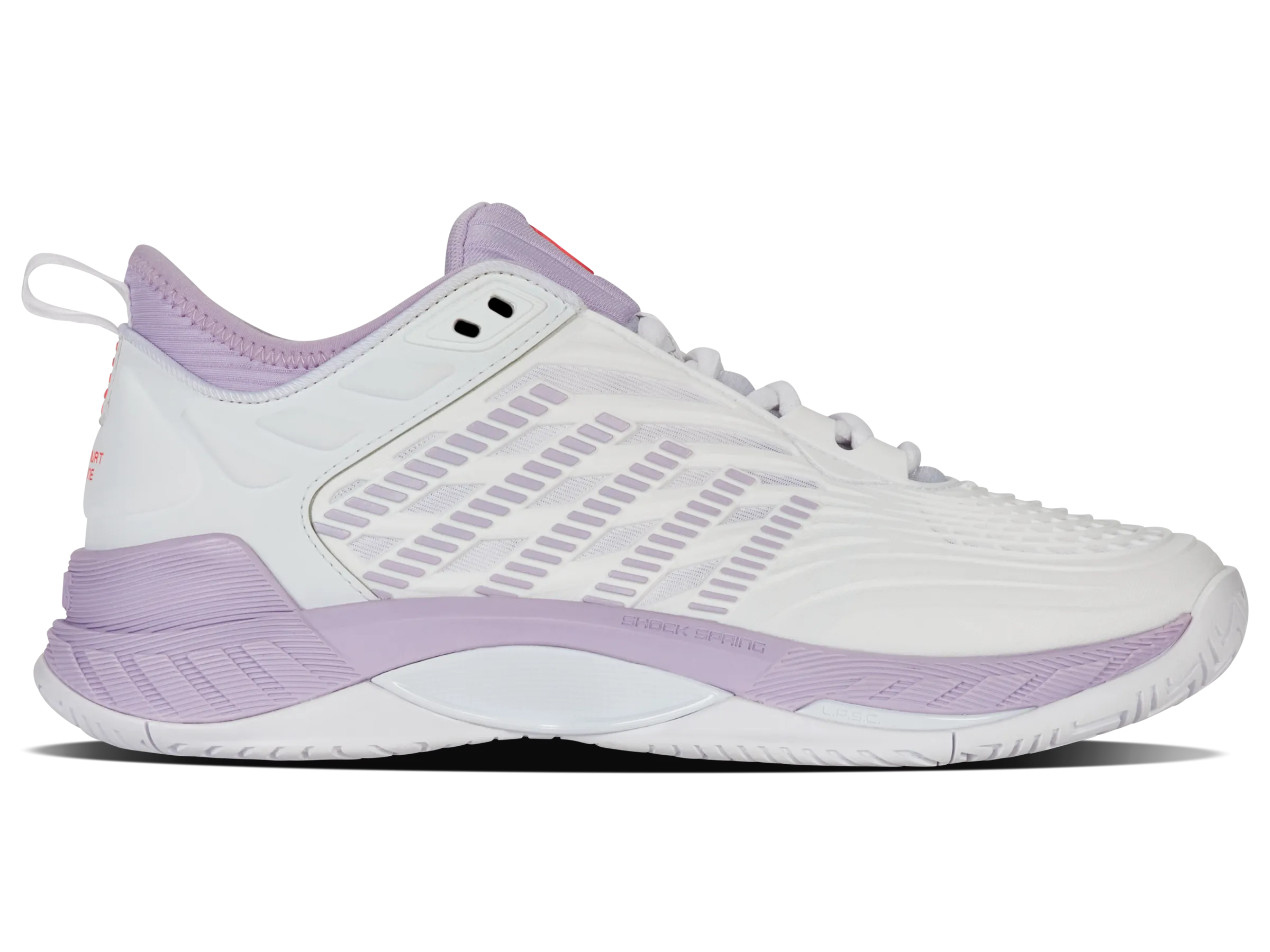 Sweat Resistant Frequent Travelers 99071-182-M | HYPERCOURT SUPREME 2 | WHITE/ORCHID PETAL/NEON BLAZE