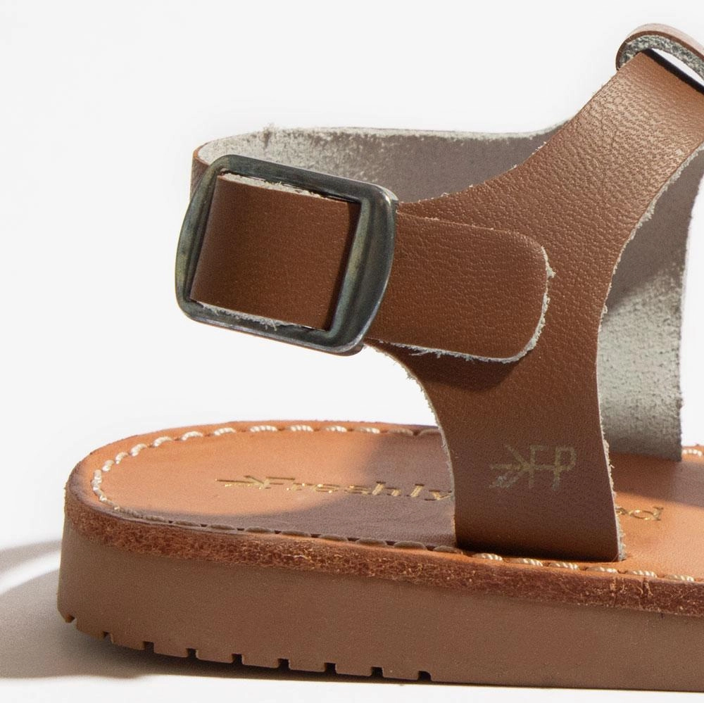 Eco Friendly Minimalist Fans Cognac Malibu Sandal