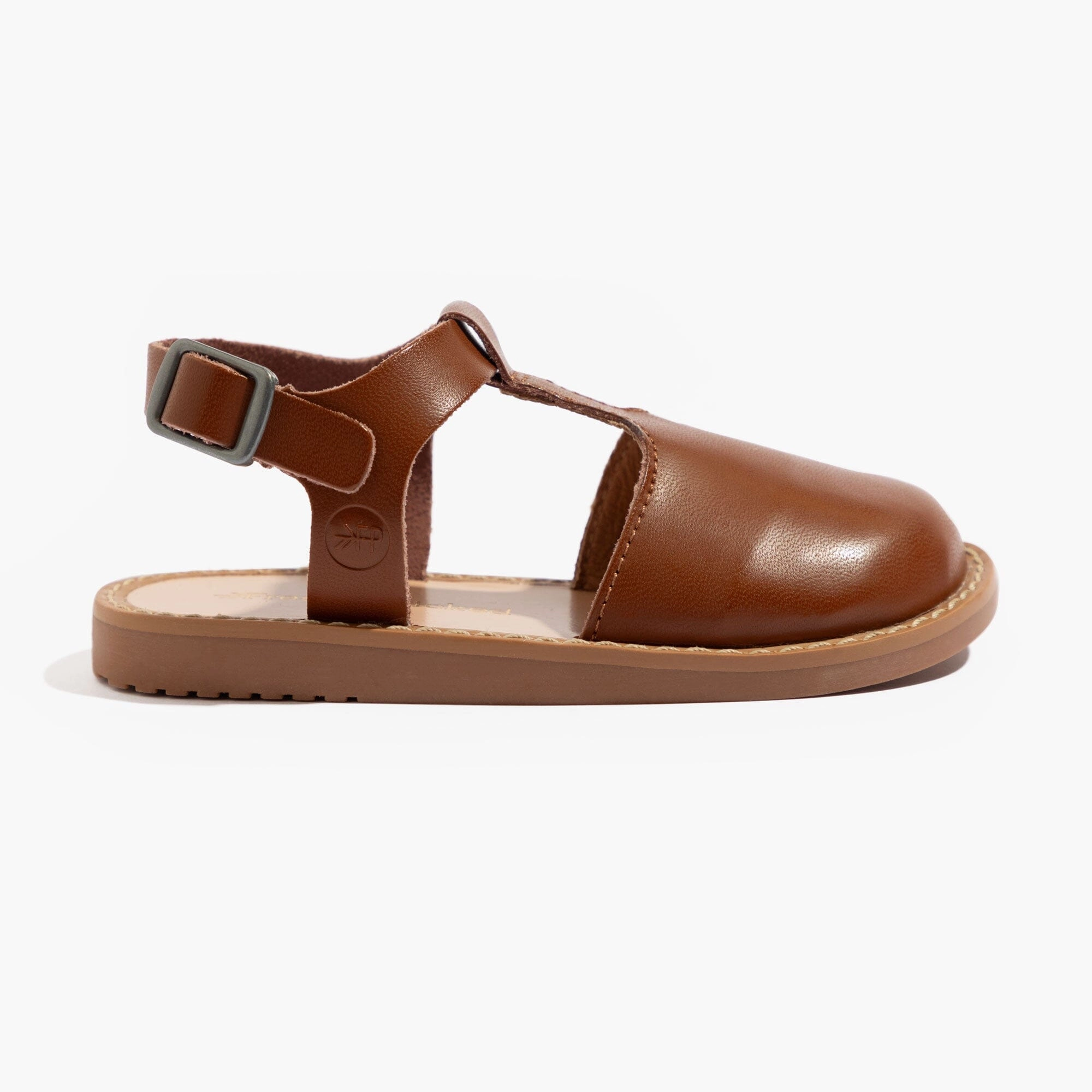 Shock absorption system Sporty kids' attire Cognac Newport Clog II
