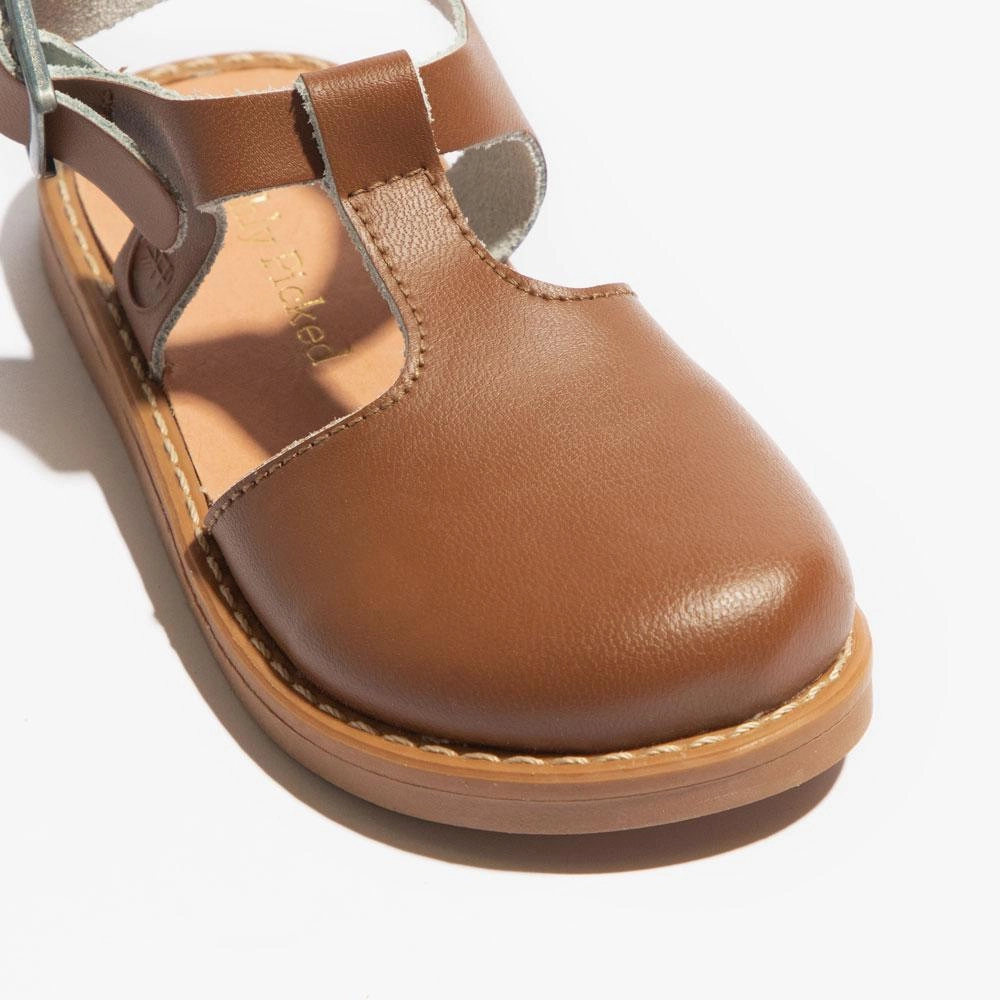 Cognac Newport Clog velcro Stone Glow