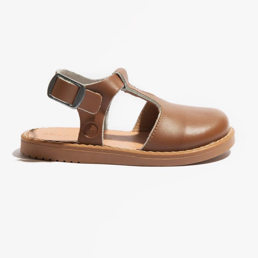 Cognac Newport Clog Durable Outsole