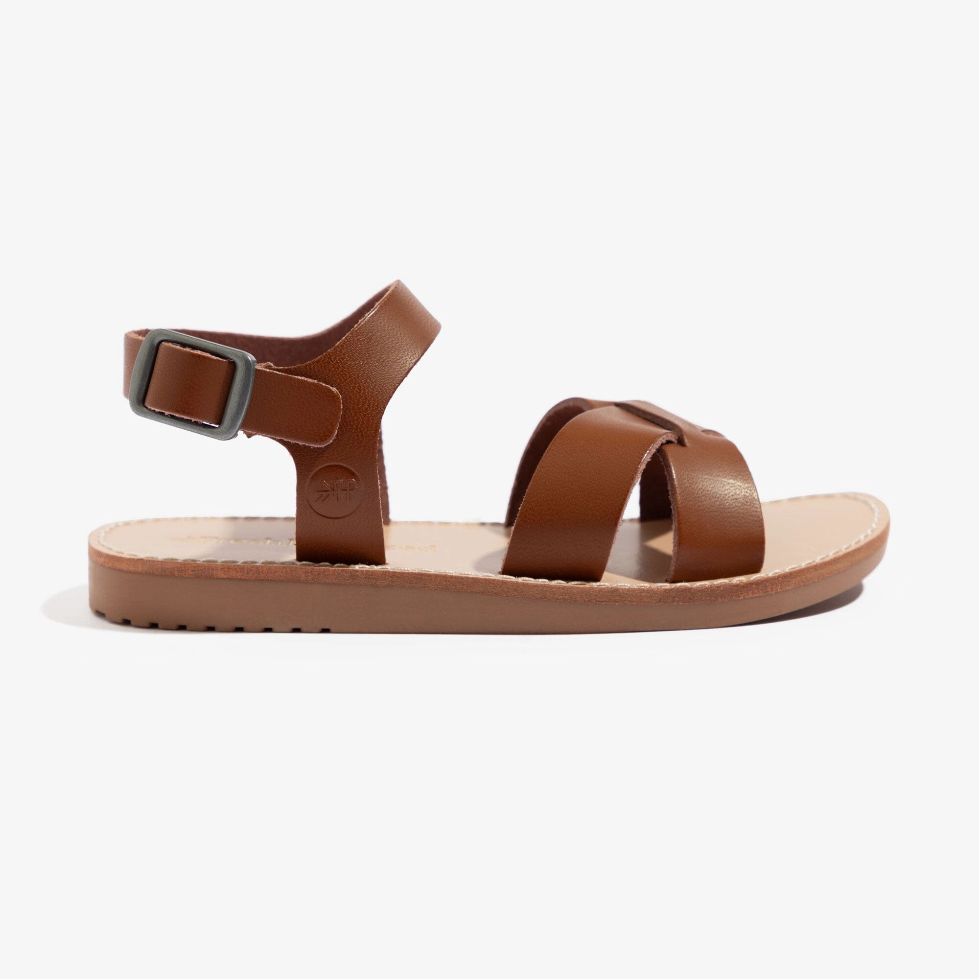 Warm Step Padded Heel Cognac Saybrook II Sandal