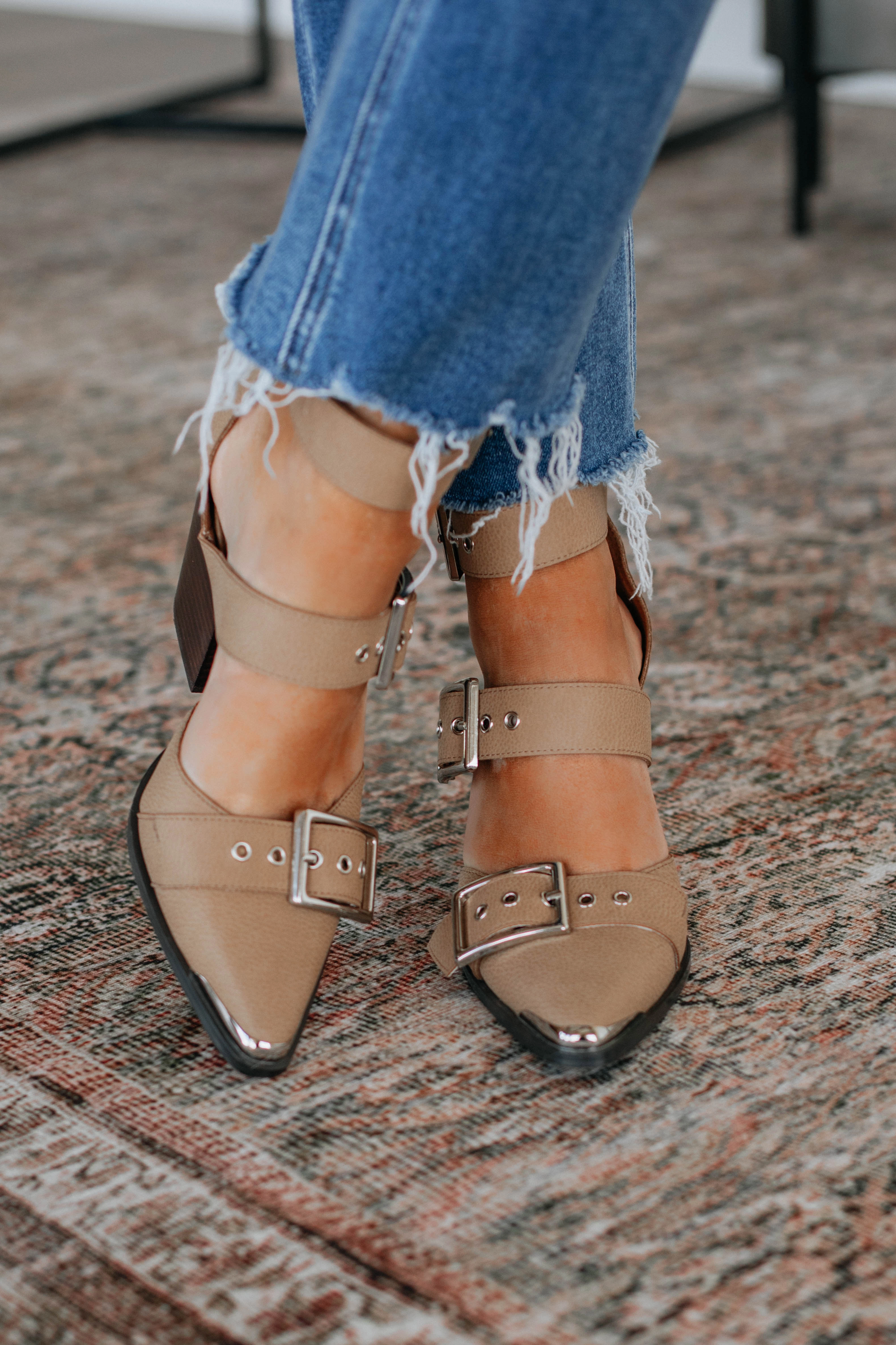 Firm Lock Proving My Point Heels - Tan