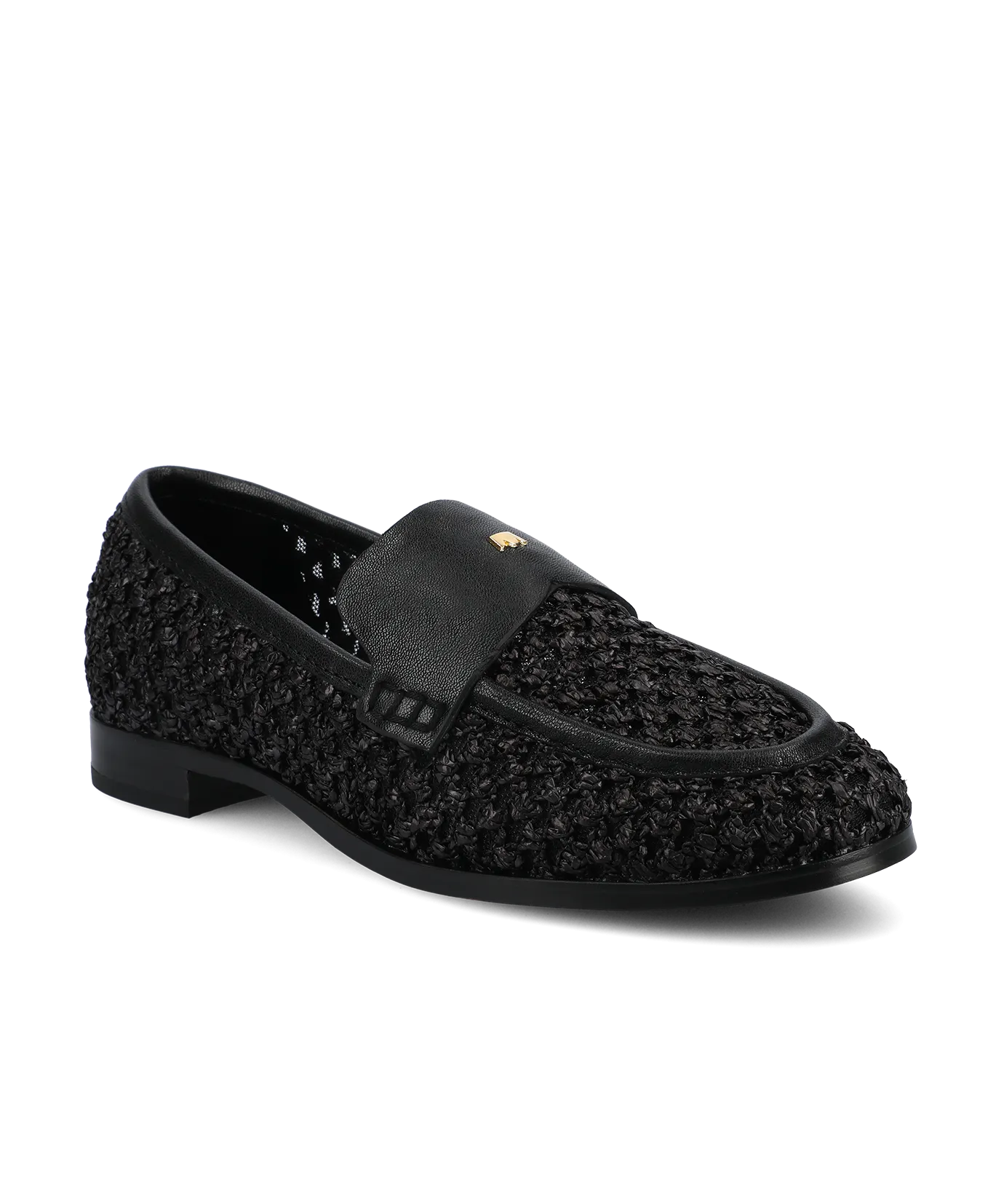 The Starling 20 - Black Openweave Drawstring Lace Practical Everyday Shoes