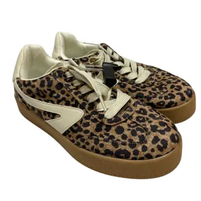 Lace Up Closure Systems Easy Cushioning Shoes Sneakers By Dolce Vita In Animal Print, Size:6.5