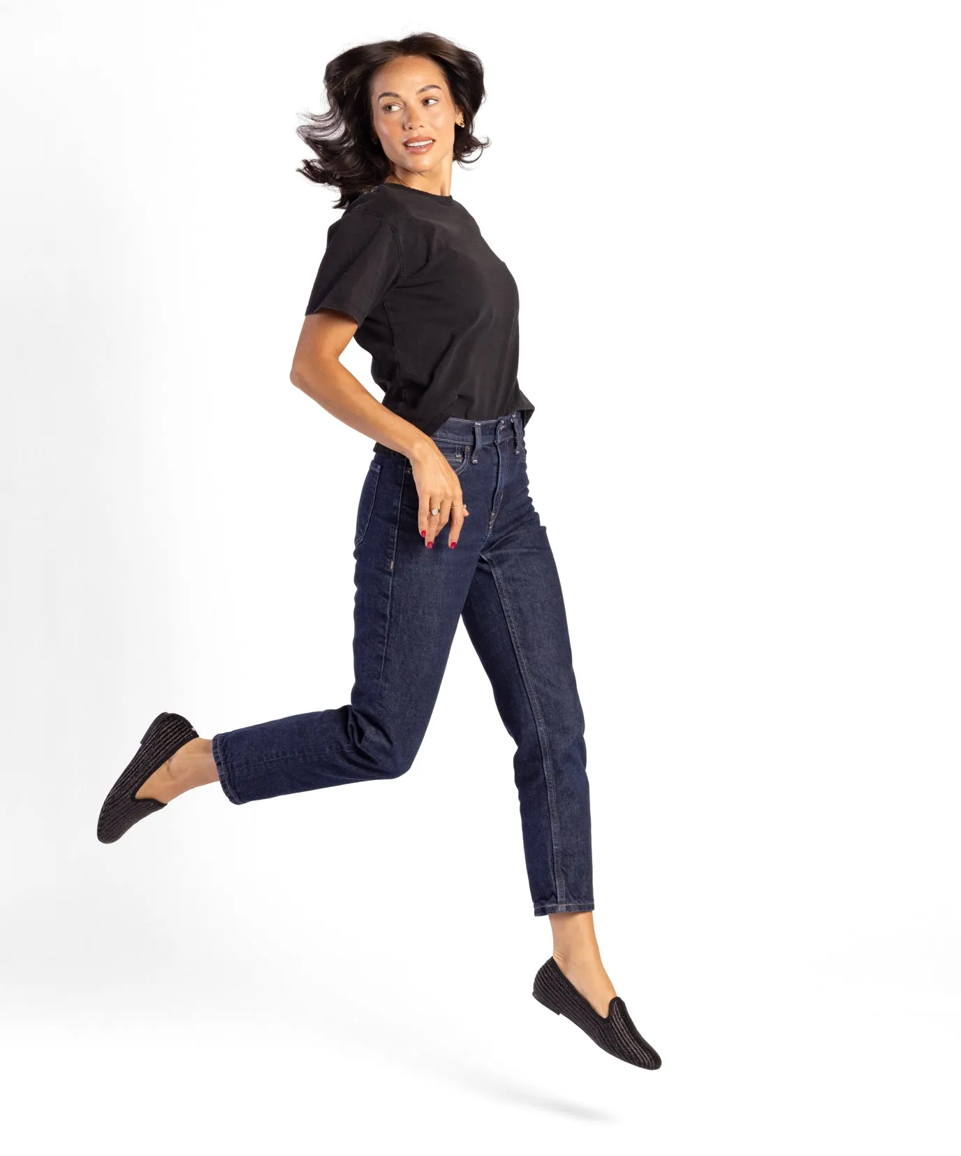 Memory Foam Airport Travel The Starling - Black Raffia