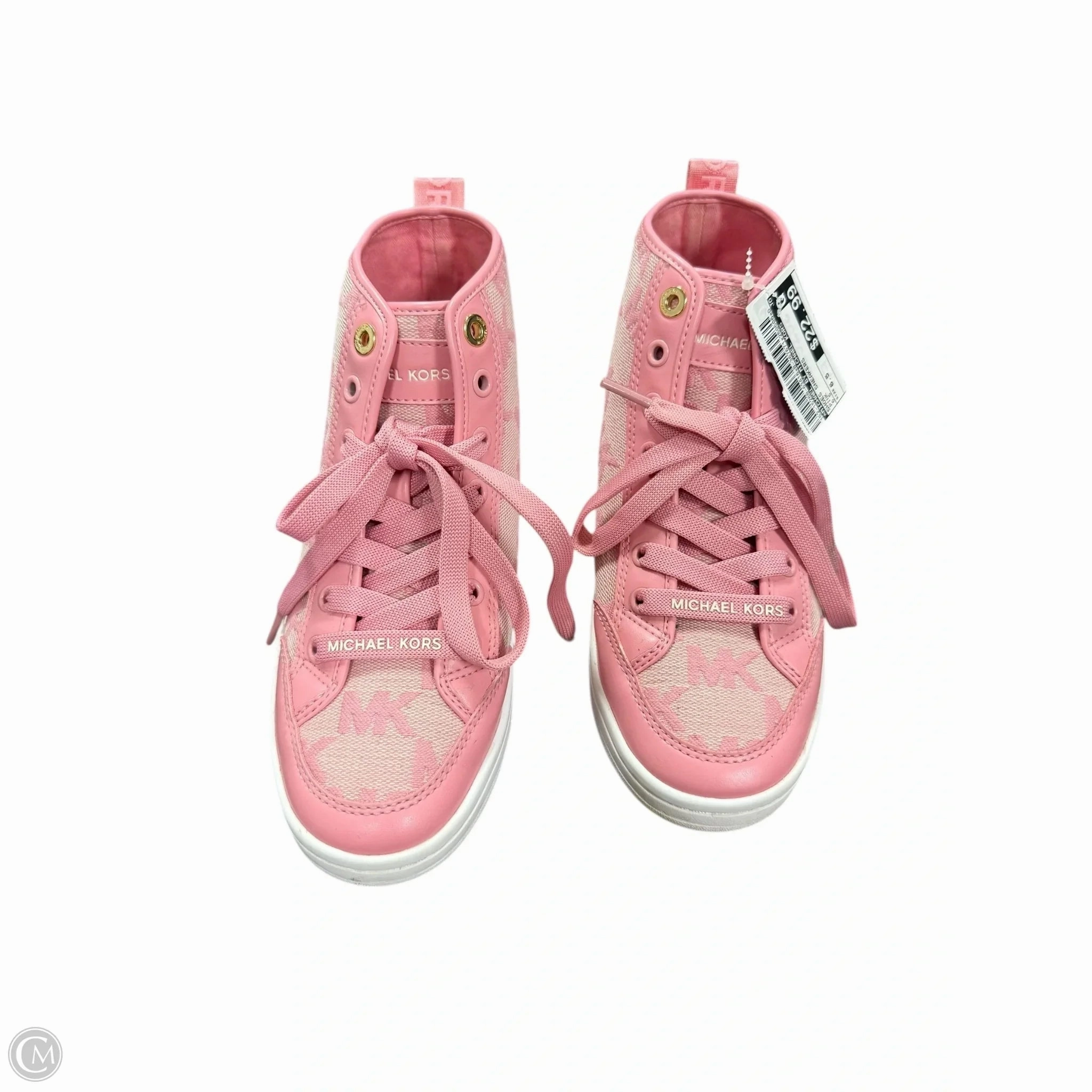 Supportive structure Shoes Sneakers By Michael By Michael Kors In Pink, Size: 6.5