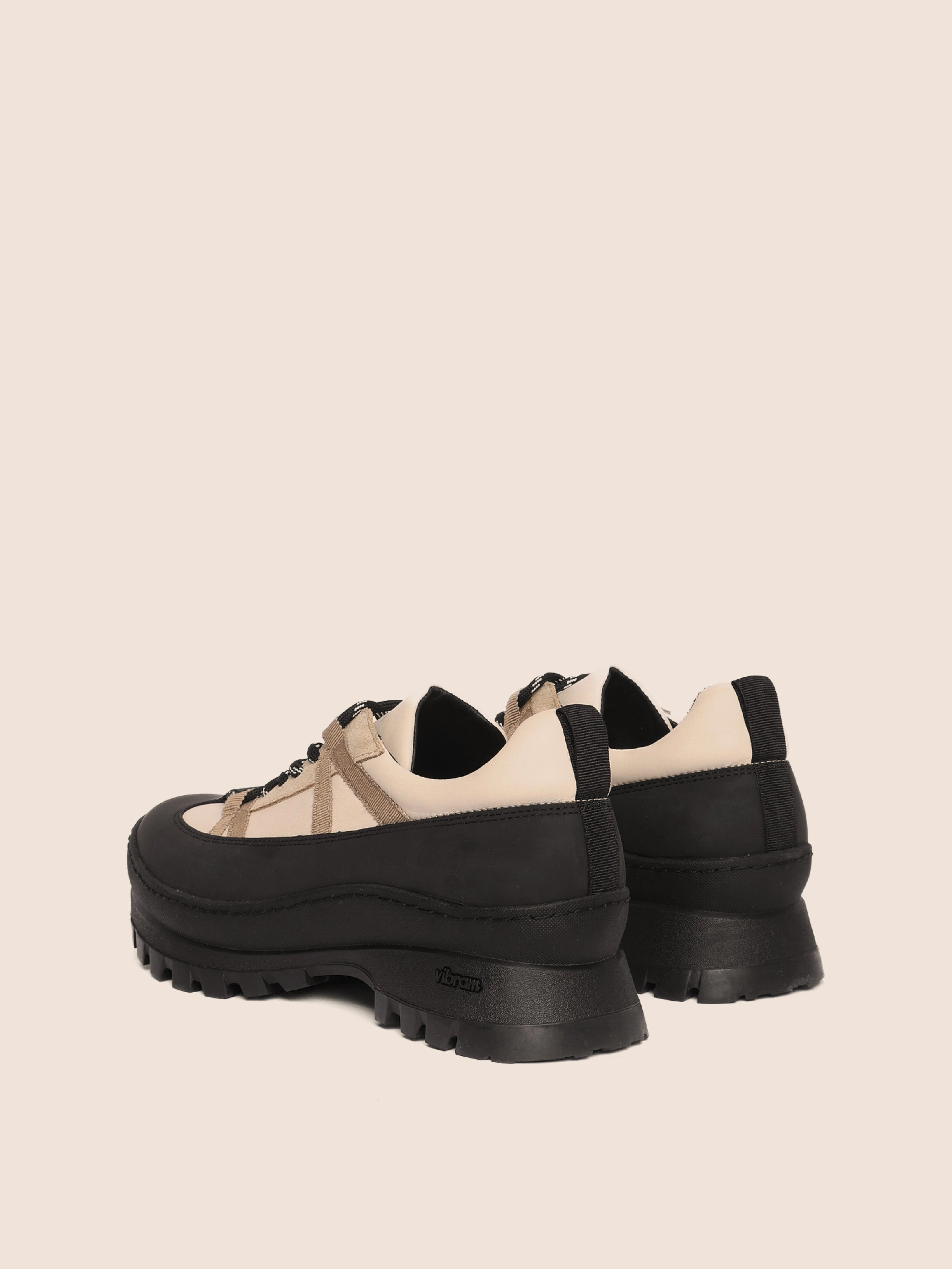 Beja Cream Combo Sneaker urban walks Shock Absorbing Layer