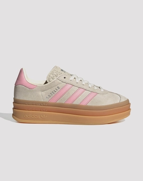 Girls' specific shoes Kids' indoor shoes Adidas Originals Gazelle Bold Grade School Girls' "Wonder Alumina/Semi Pink Spark/Cream White"