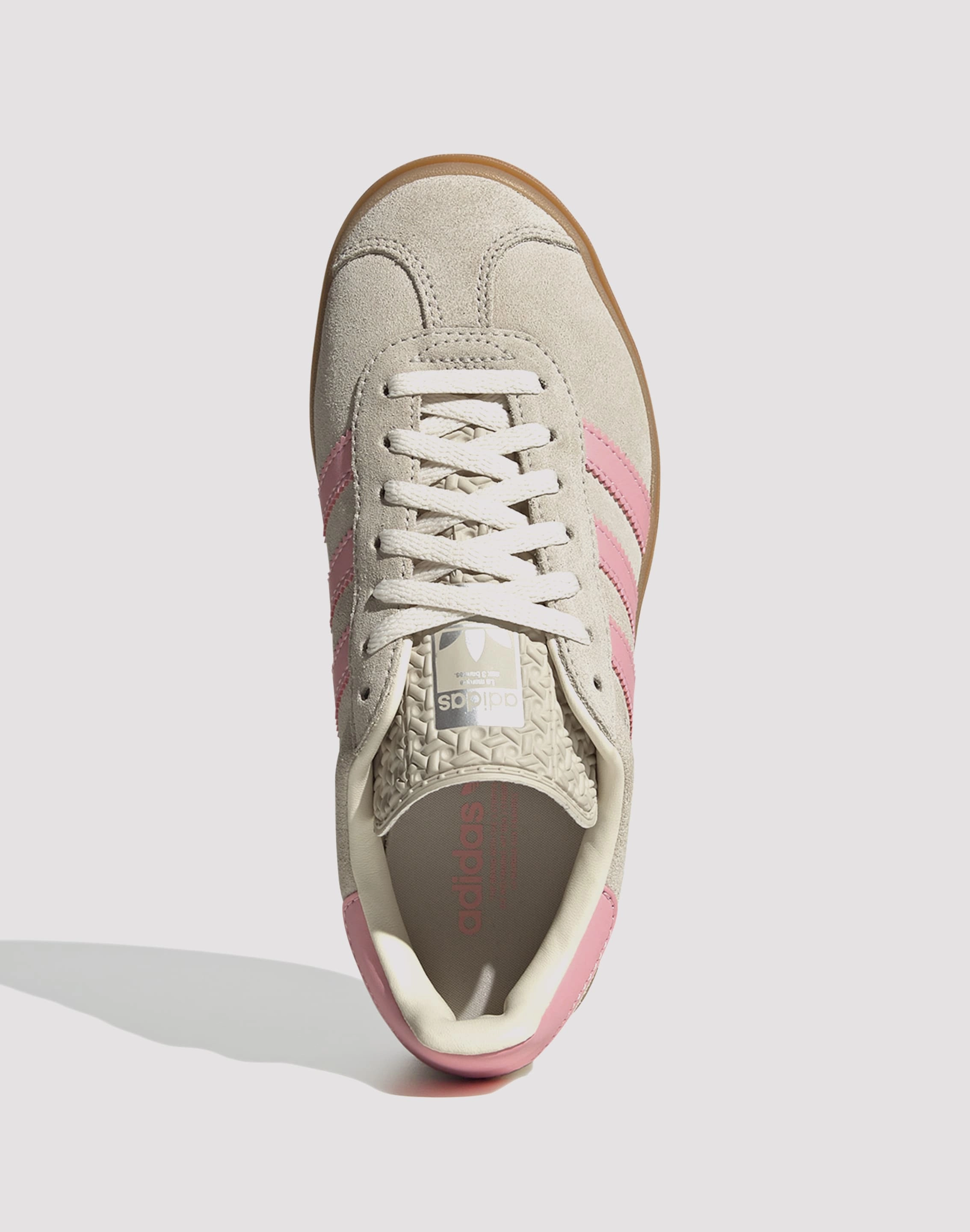 Adidas Originals Gazelle Bold Grade School Girls' "Wonder Alumina/Semi Pink Spark/Cream White" Thermoregulating