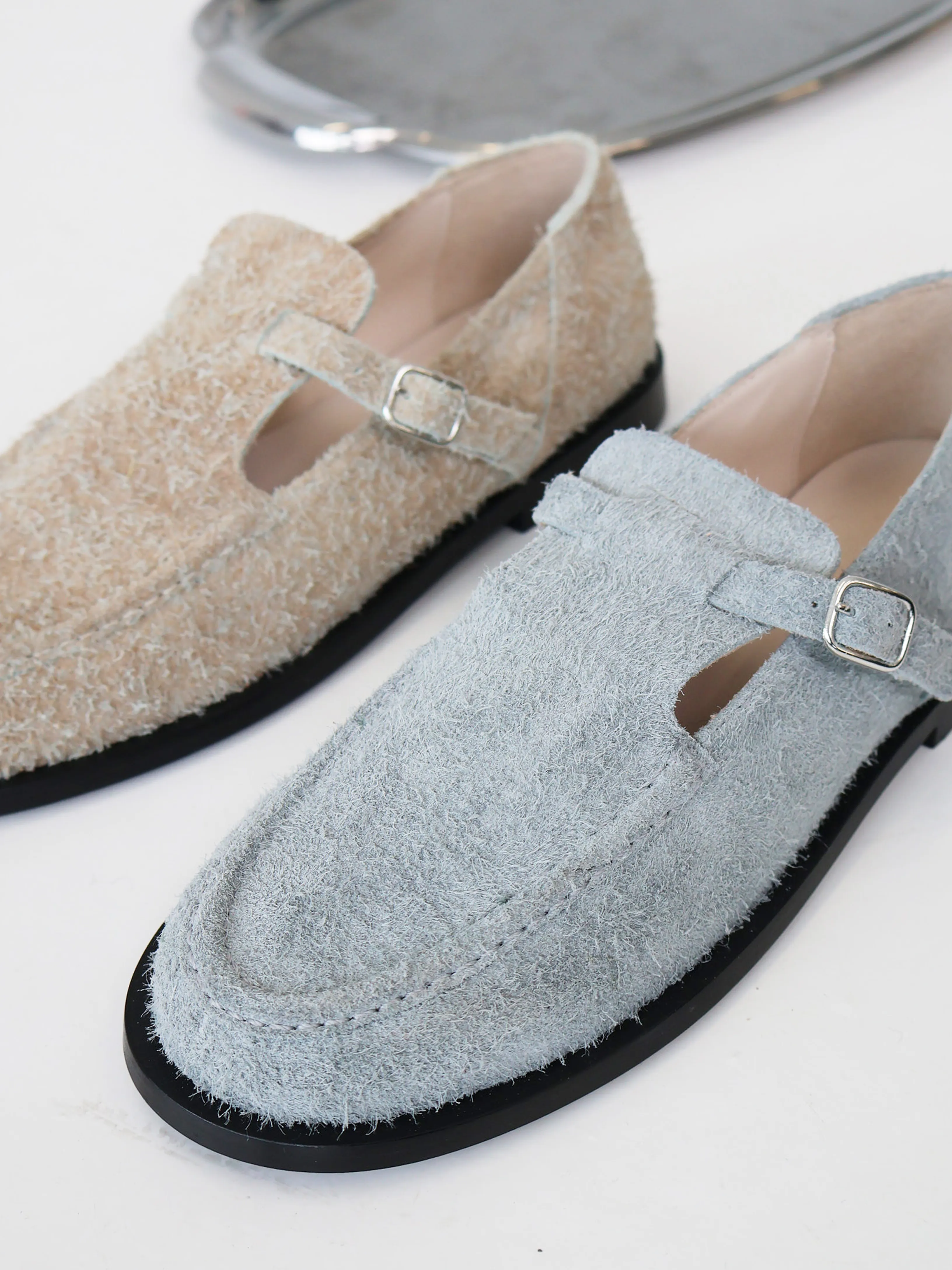 Style Meets Comfort Footwear Errand Run Zafra Grey Flat