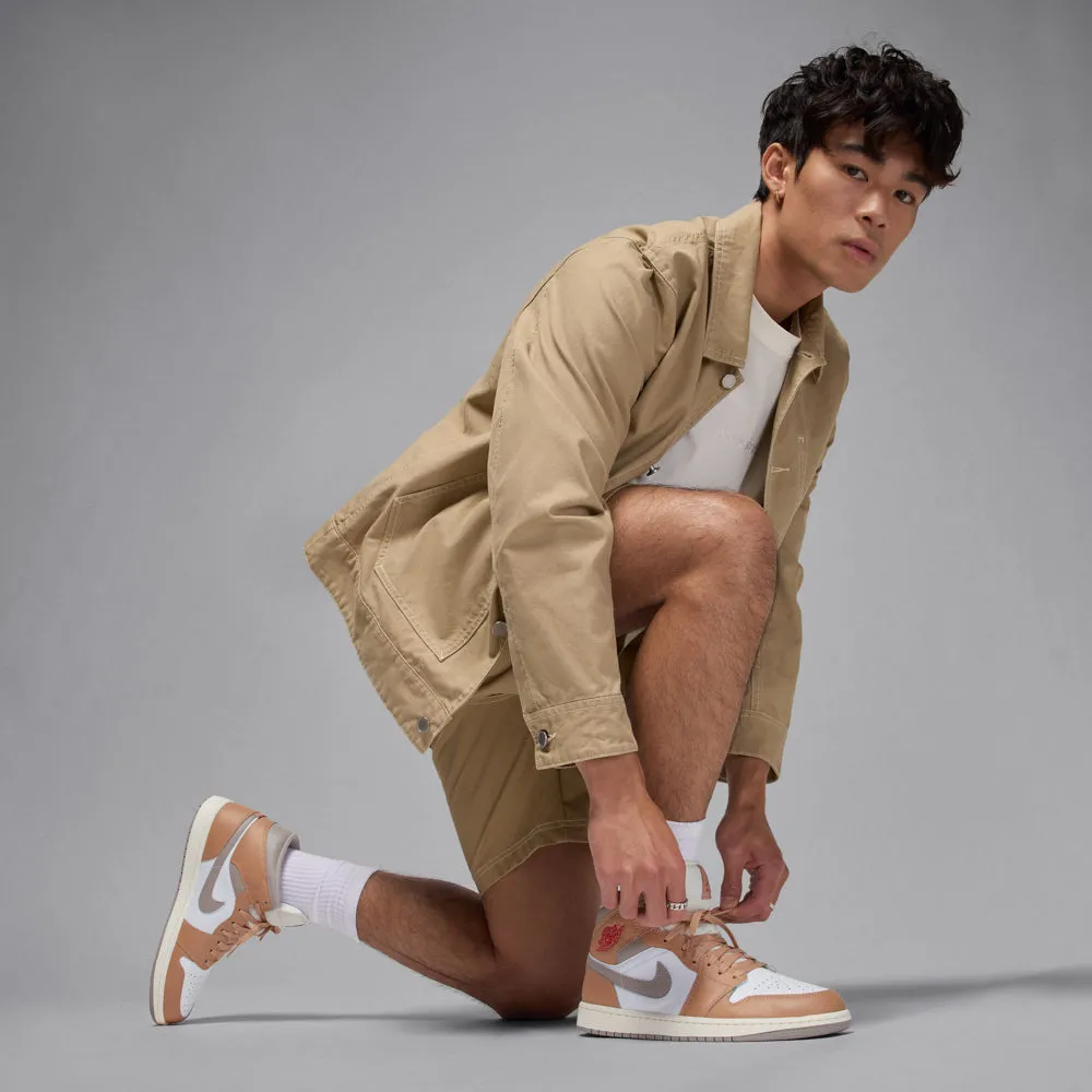 Precision Bonded Overlays Water Resistant Build AJ 1 Mid - Mens