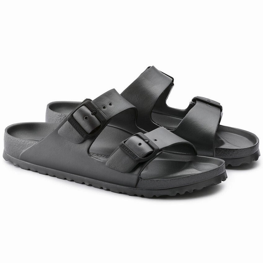 Timeless Comfort Slides Leisure Lifestyle Sandals Birkenstock Men's Arizona EVA Sandal - Metallic Anthracite