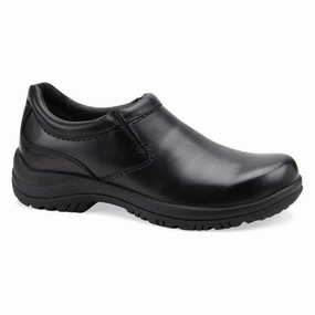 Dansko Men's Wynn Slip on Slip Resistant - Black Street Glow Dust Free