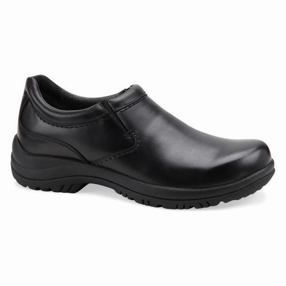Dansko Men's Wynn Slip on Slip Resistant - Black Narrow Fit Cold Guard