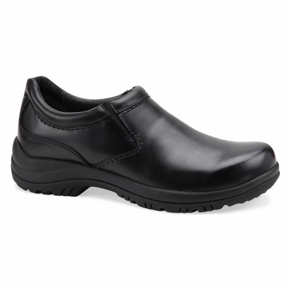 Dansko Men's Wynn Slip on Slip Resistant - Black Lightweight EVA Material Shock Resistant