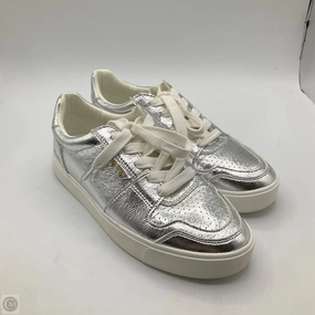 HyperDurable Outsole Compound Micro Perforation Ventilation Shoes Sneakers By Sam Edelman In Silver, Size: 6.5