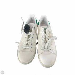 Bacterial Inhibition Comfortable Outsole Shoes Sneakers By Adidas In Green & White, Size: 7.5
