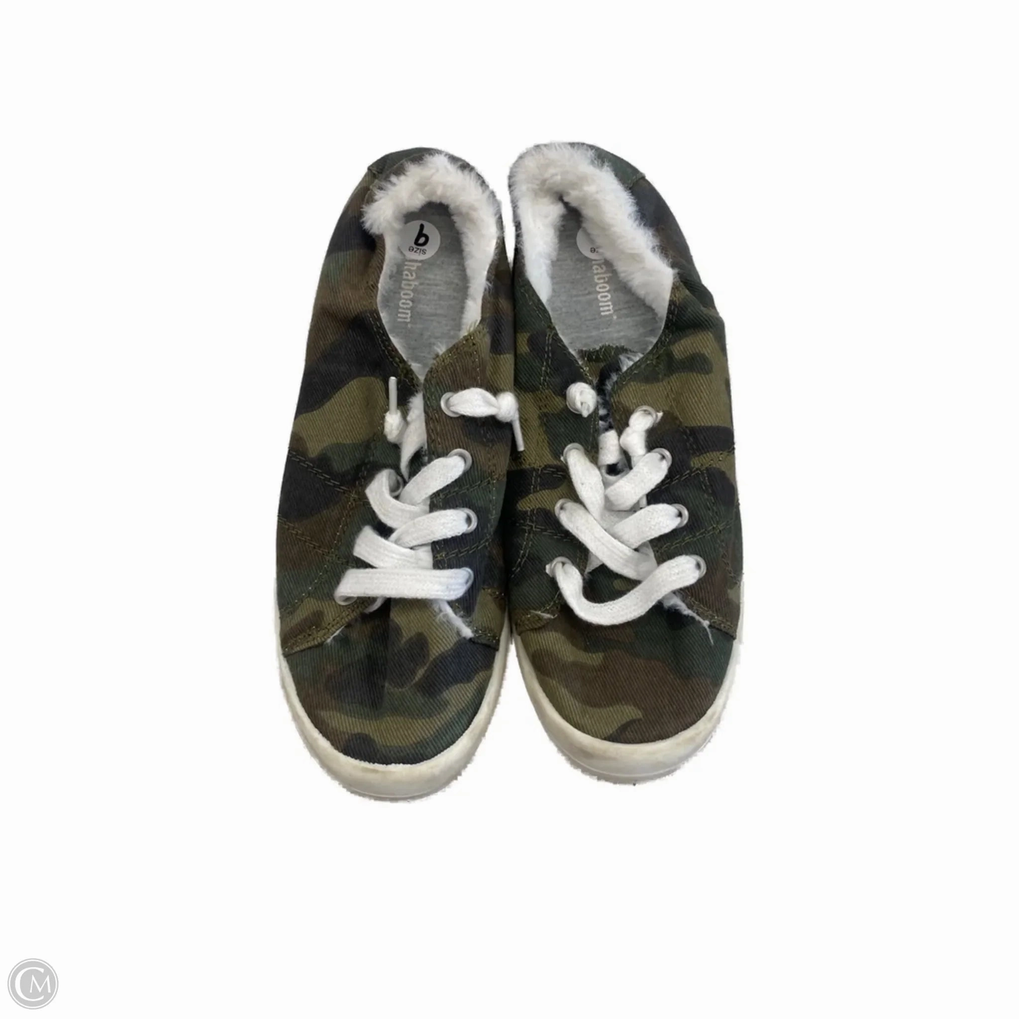 Padded Ankle Support training shoes Shoes Sneakers By Cme In Camouflage Print, Size: 9