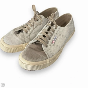 Smooth Siding breathable insole Shoes Sneakers By Superga In Grey, Size: 8.5