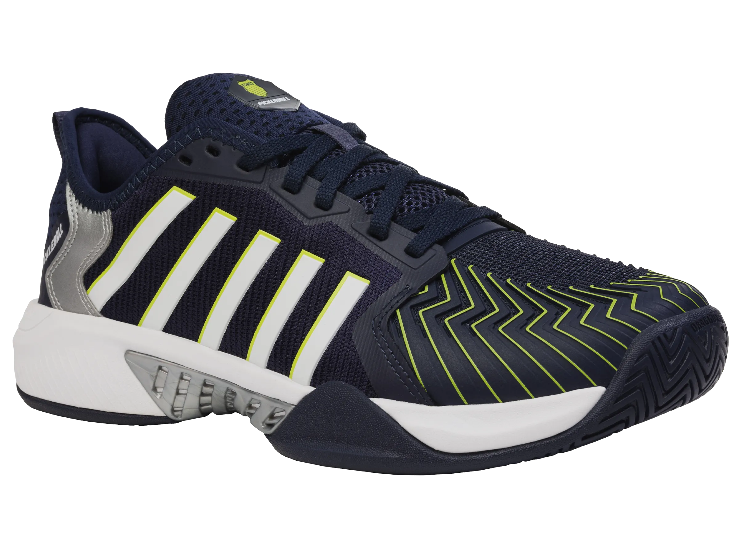 07916-494-M | PICKLEBALL SUPREME | PEACOAT/WHITE/LIME GREEN Ultra Light Airport Travel Ventilated Mesh Long Distance