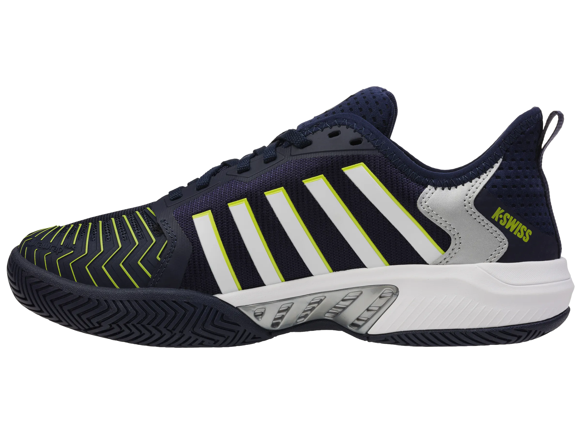 07916-494-M | PICKLEBALL SUPREME | PEACOAT/WHITE/LIME GREEN Thermoformed Heel Counter Comfort Tongue