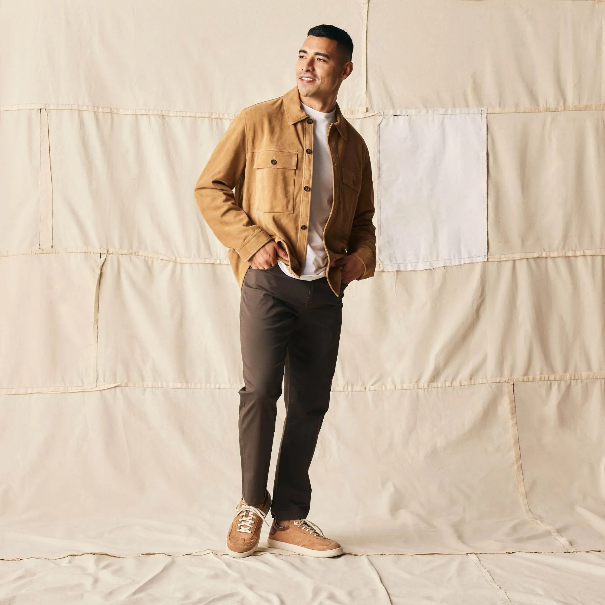 Pnini Suede - Tan / Toffee Orthopedic Friendly Design