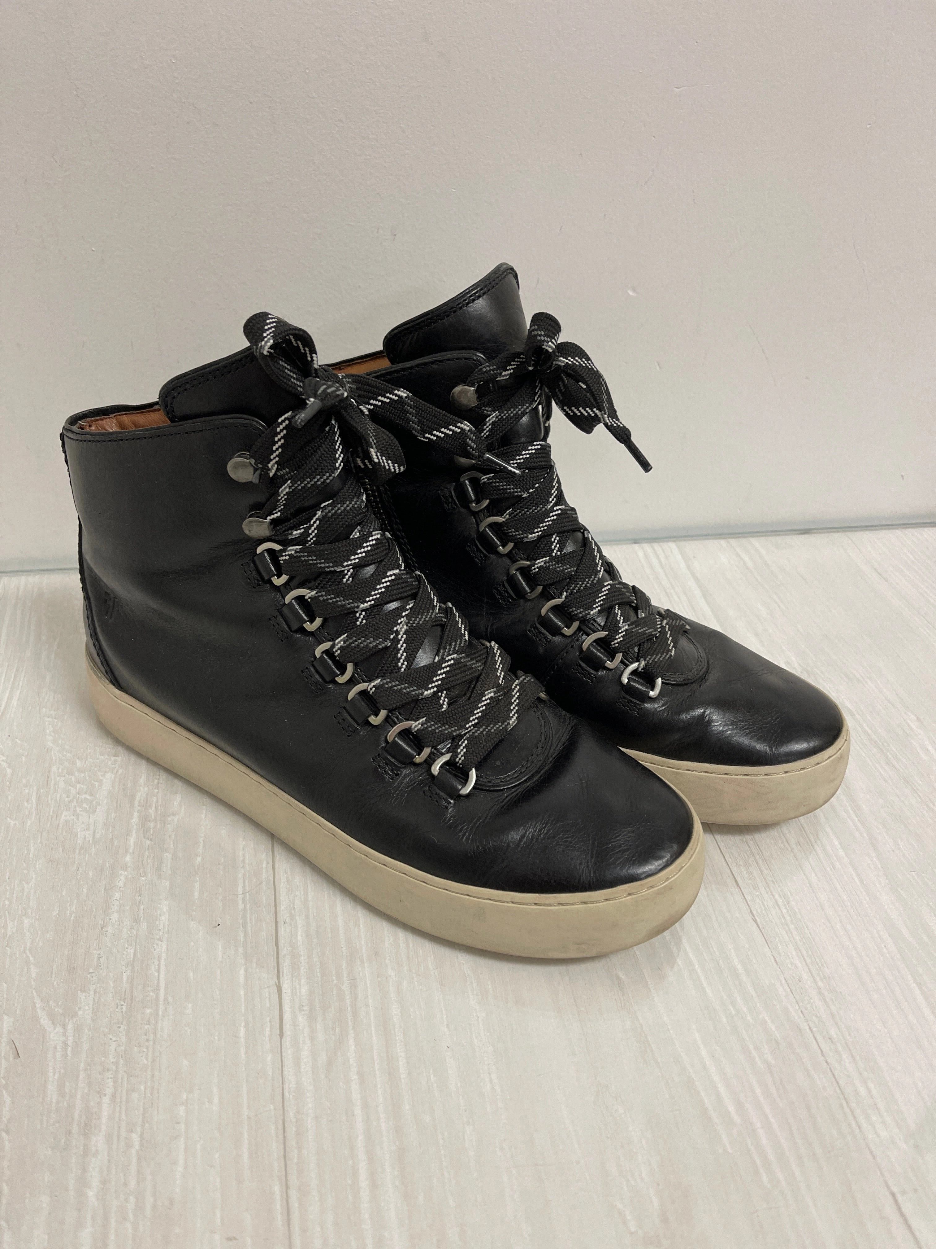 Shoes Sneakers By Frye In Black, Size: 8.5 Perfect Fit Durable Binding