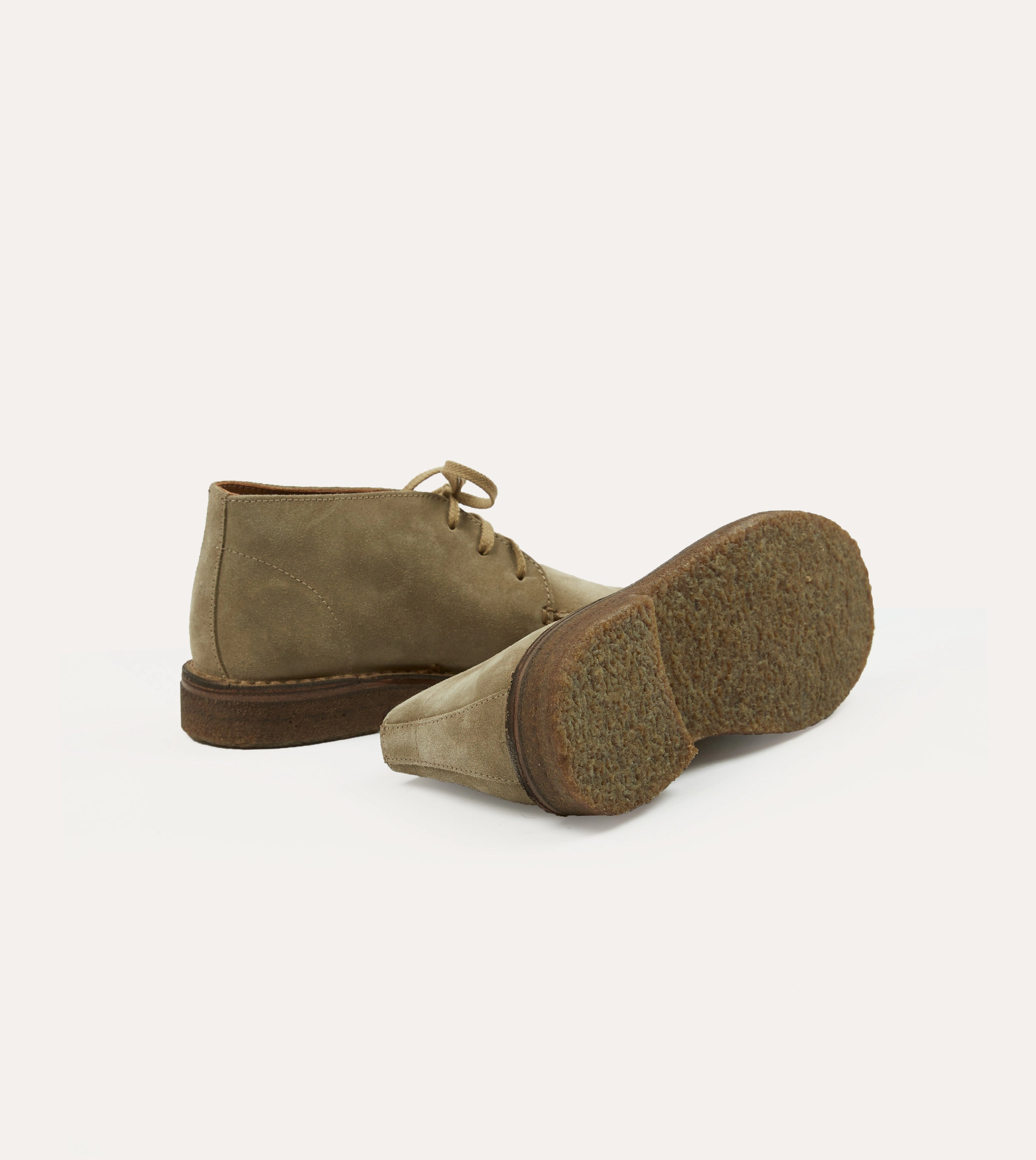 Crosby Moc-Toe Chukka Boot Sand Suede Functional Design