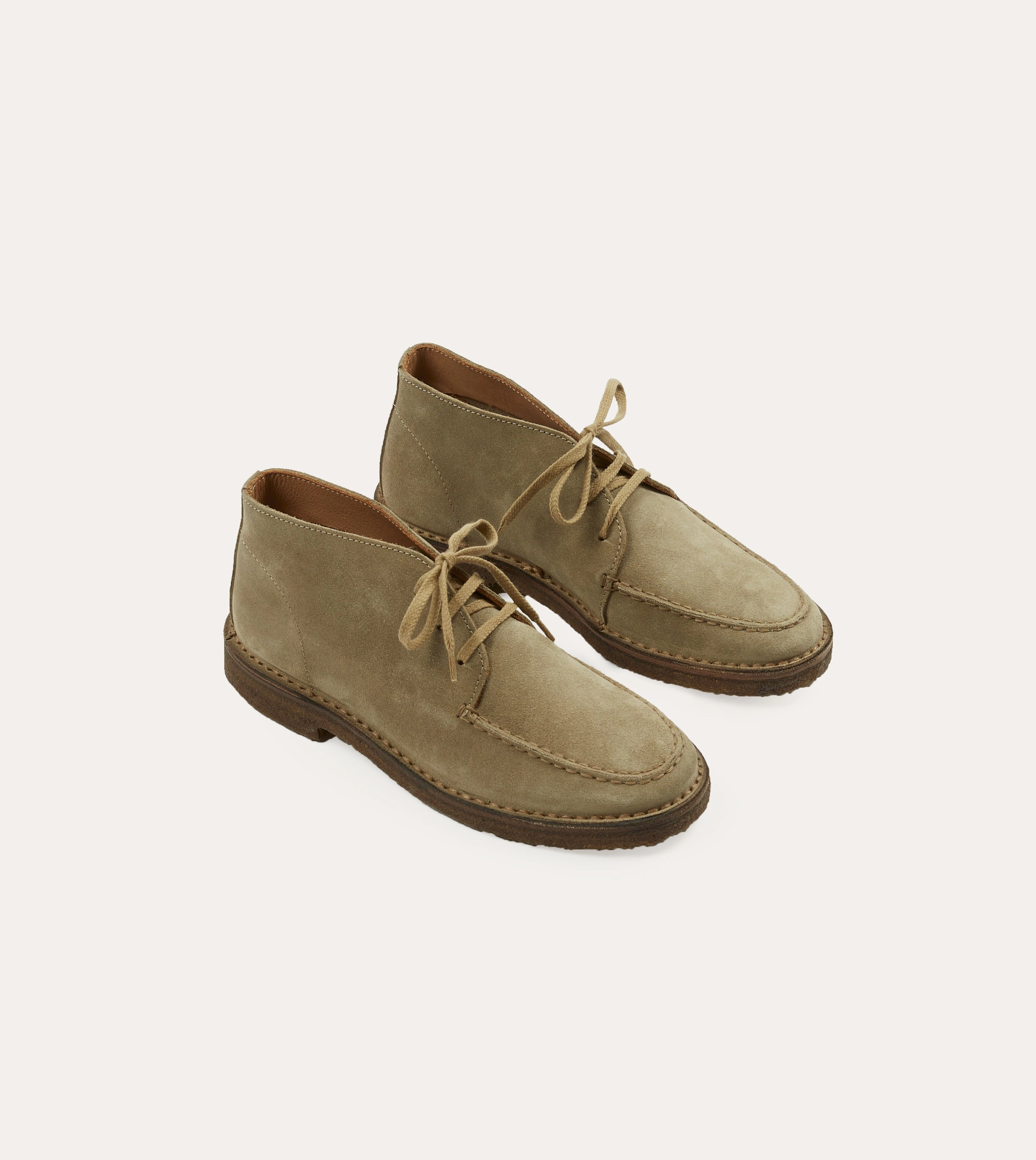 Crosby Moc-Toe Chukka Boot Sand Suede Winner Step