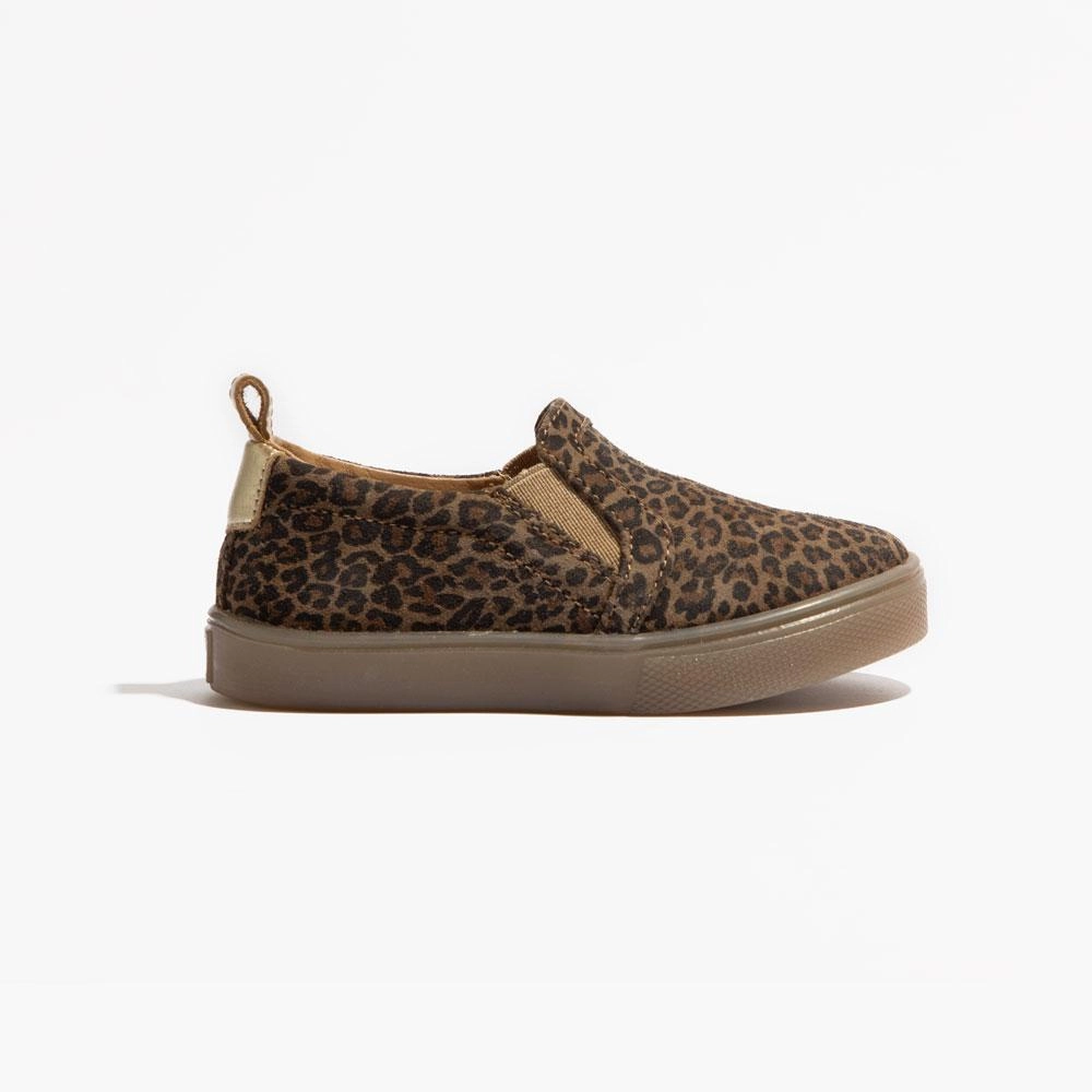 Micro Leopard Classic Slip On Stretchable Material
