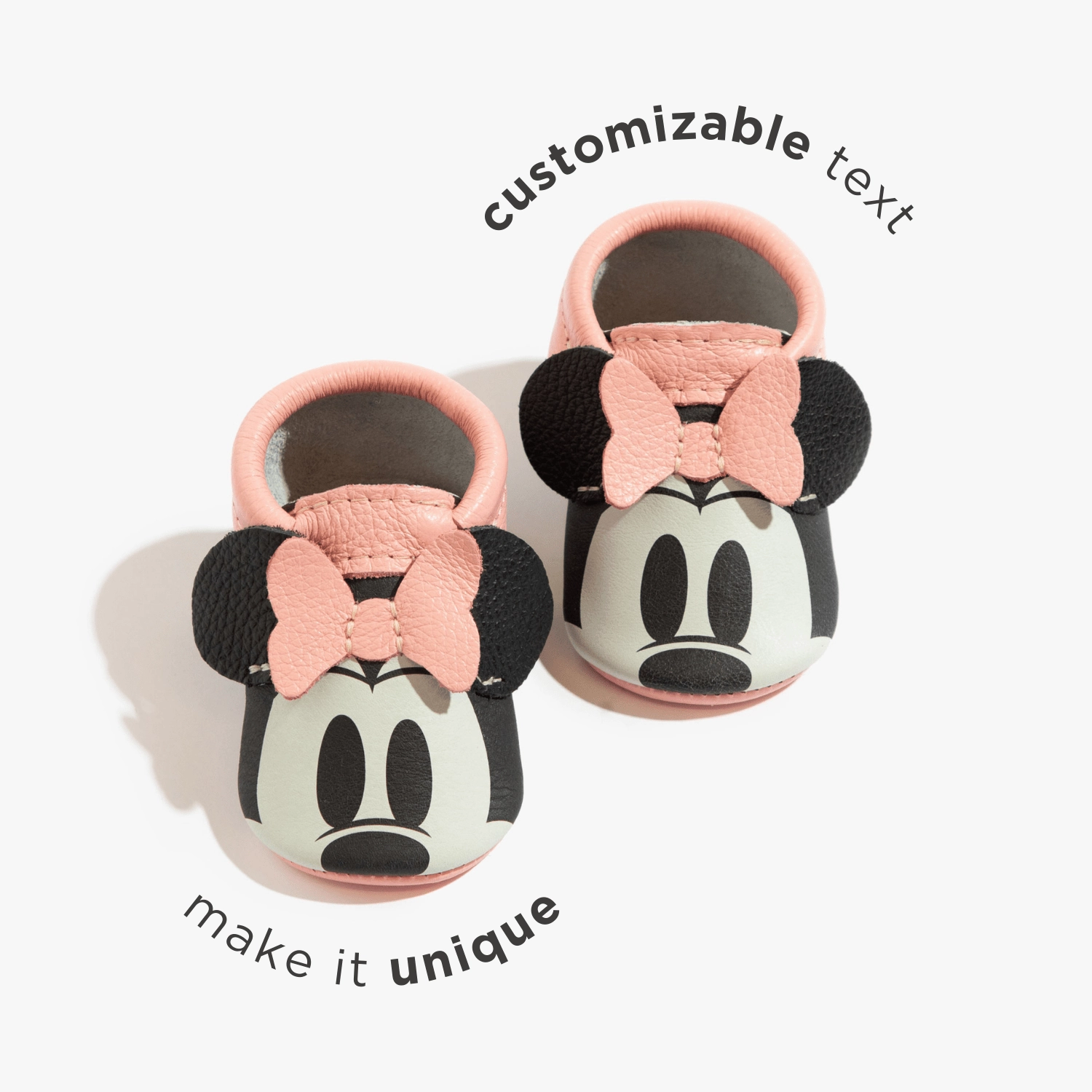 Custom Minnie Ears Baby Shoe AntimicrobialTreatment