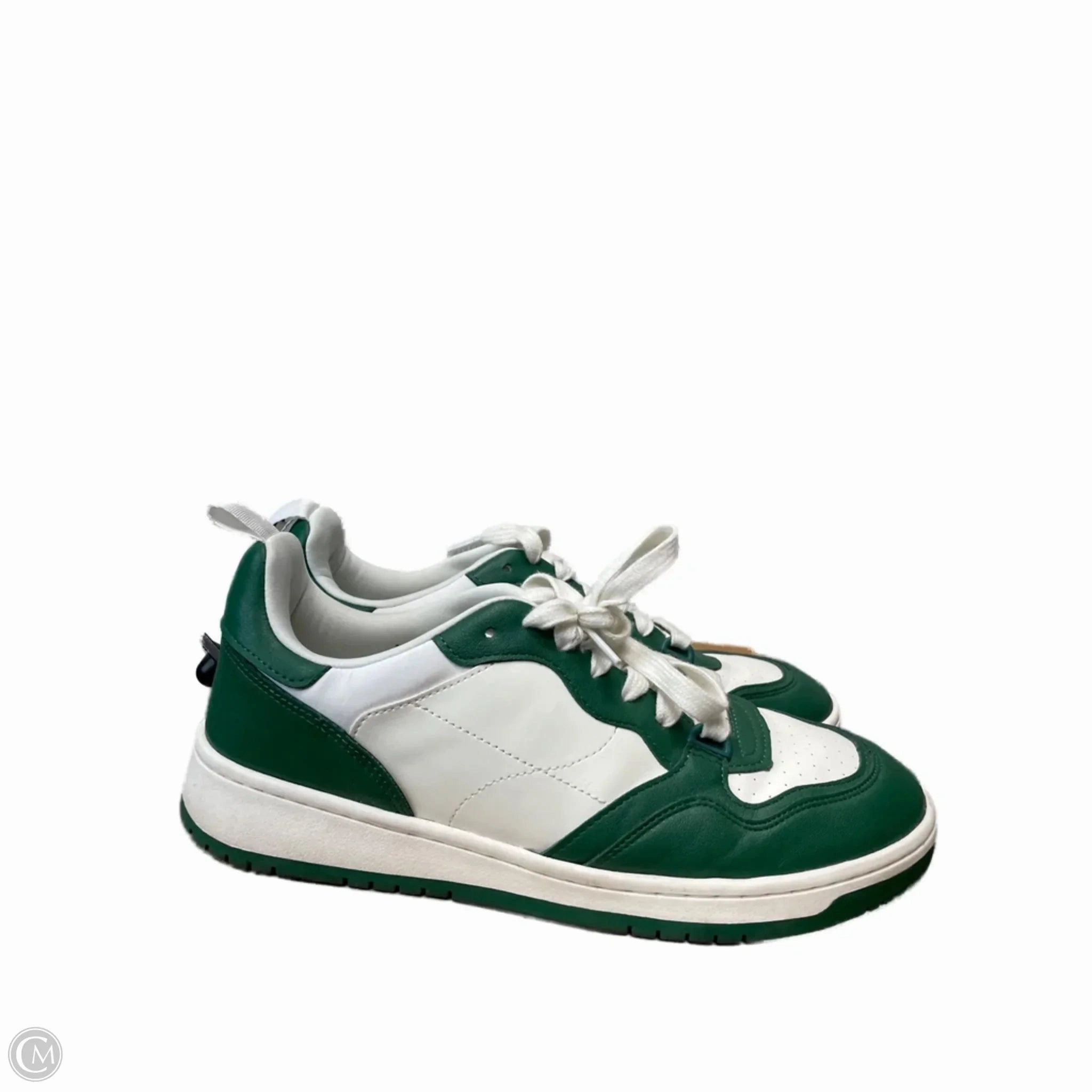 Shoes Sneakers By Wild Fable In Green & White, Size: 11 vibration damping Reinforced Eyelet Construction