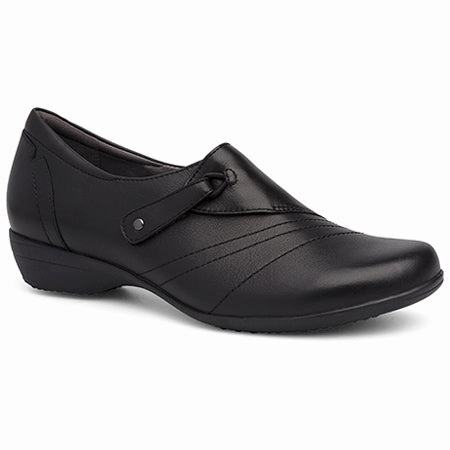 Dansko Women's Franny Slip On - Black Non Slip Office Workers Comfort Run